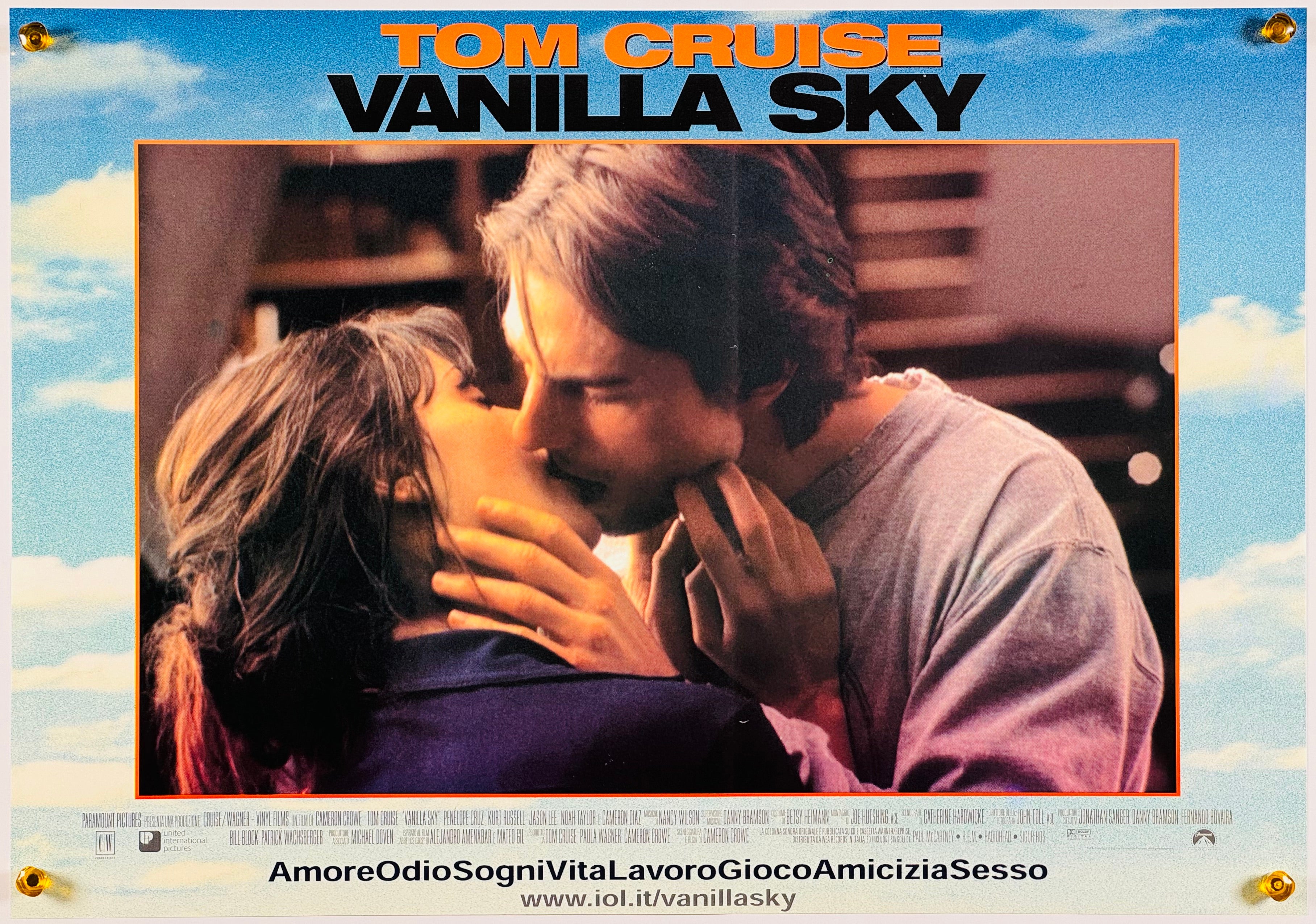 バニラ・スカイ』 洋画 イタリア - 海外版映画ポスター専門店 - – Fine