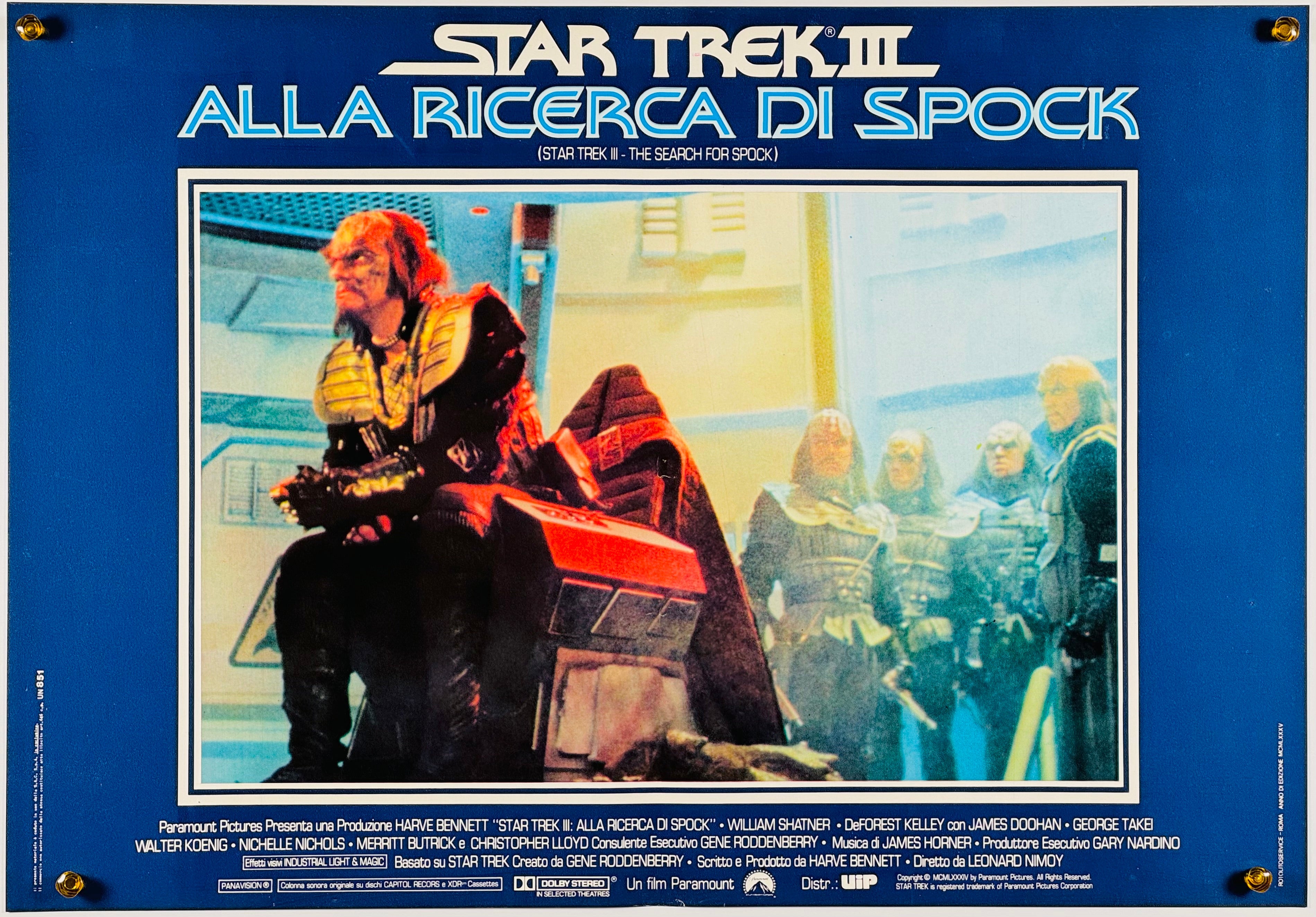 スタートレックIII ミスター・スポックを探せ!』 洋画 イタリア - 海外 