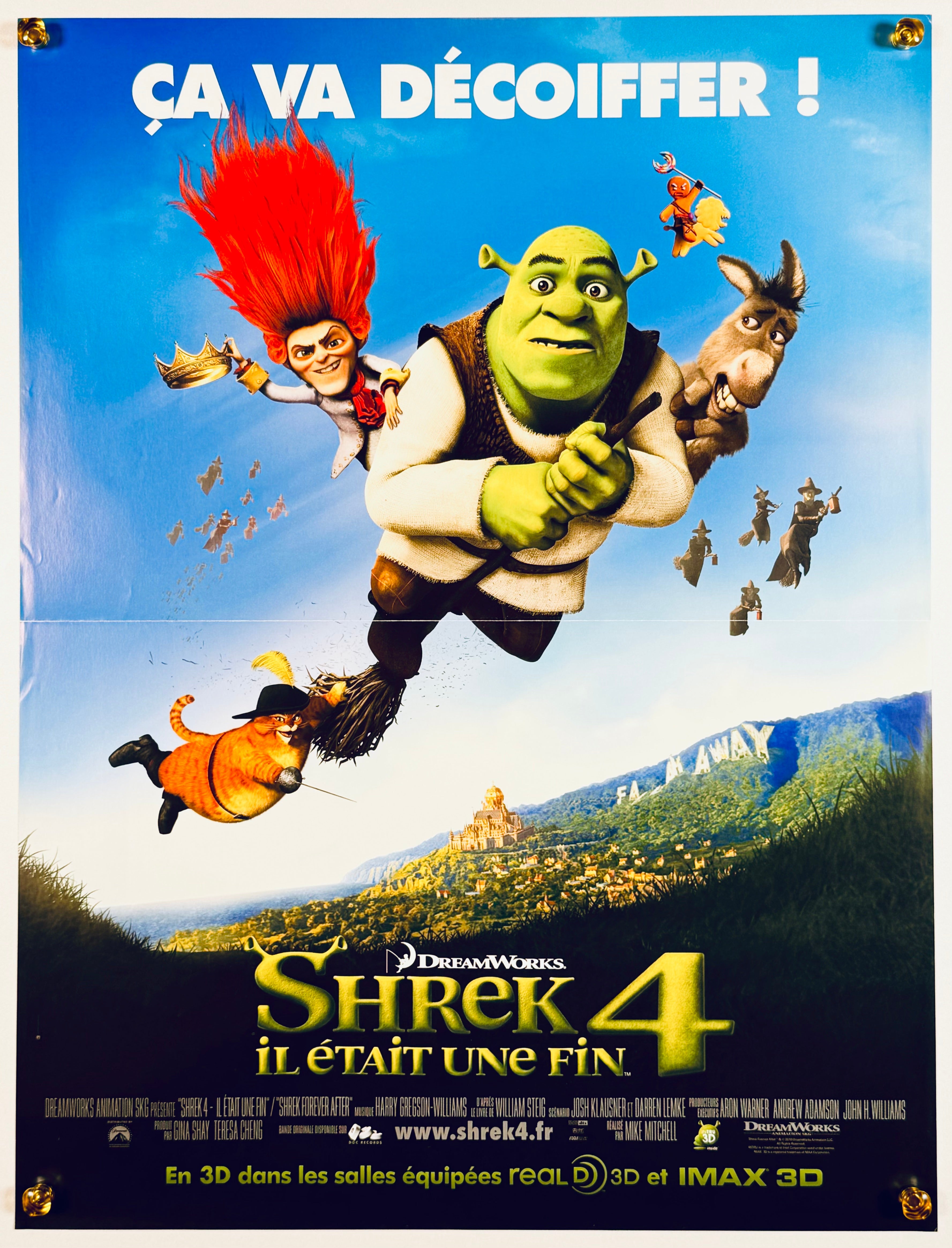 シュレック フォーエバー』 海外アニメ フランス - 海外版映画ポスター