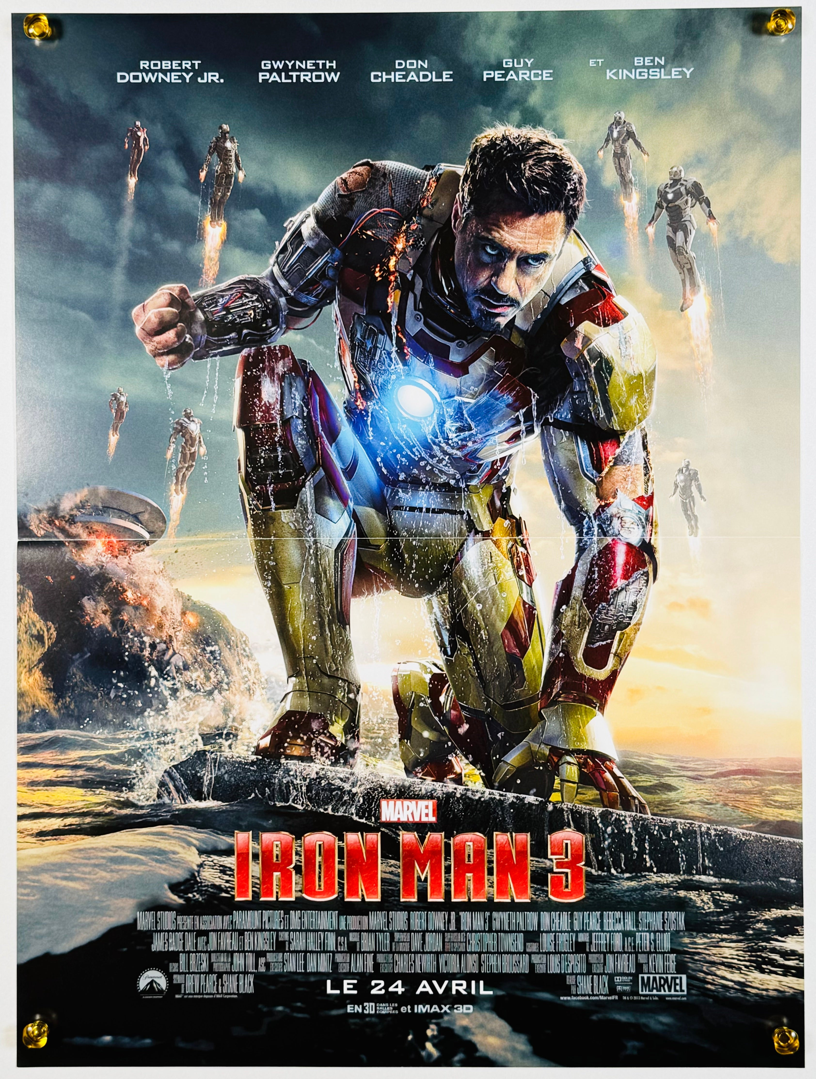 アイアンマン3』 洋画 フランス - 海外版映画ポスター専門店 - – Fine