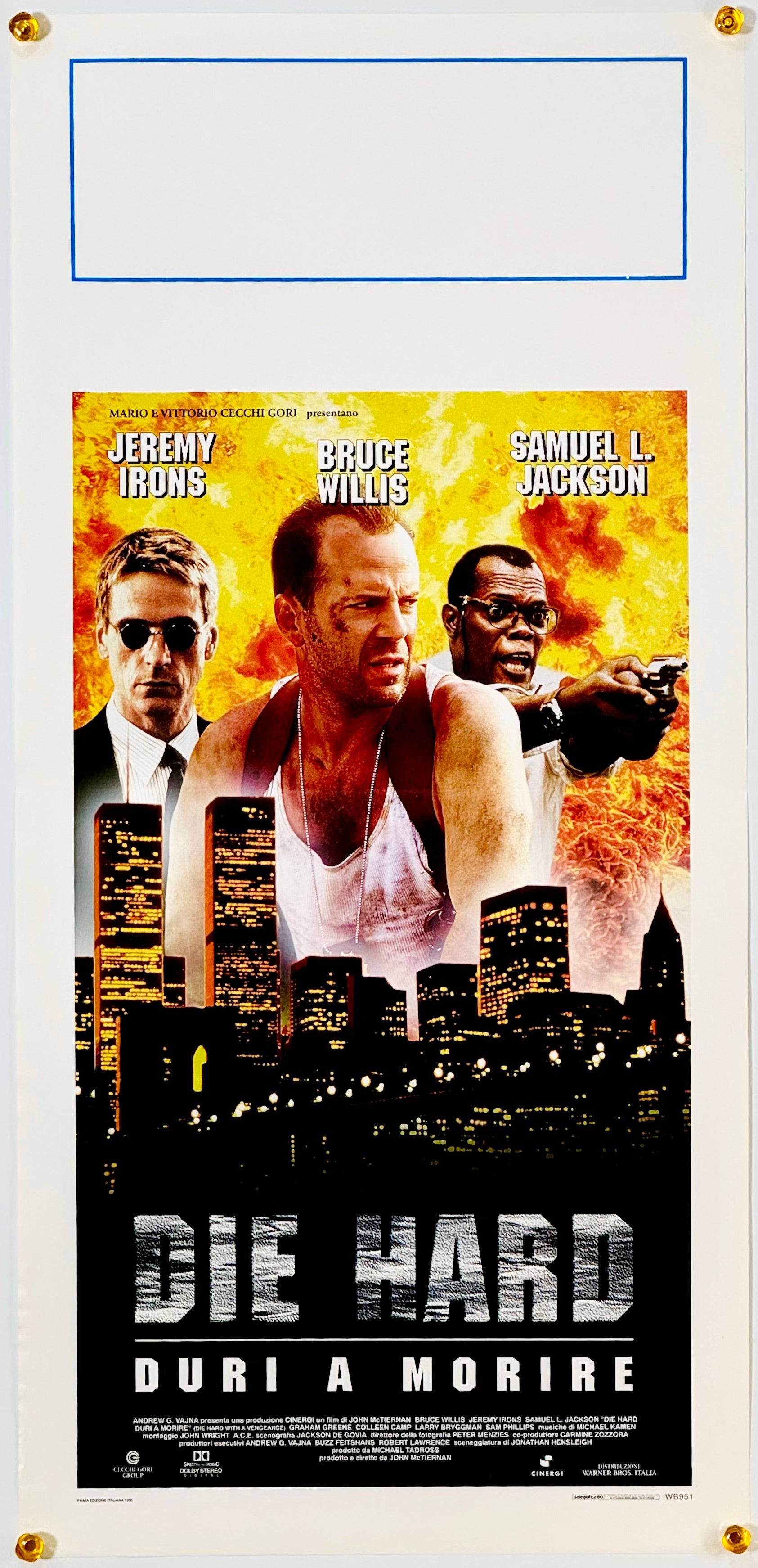 ダイ・ハード3』 洋画 イタリア - 海外版映画ポスター専門店 - – Fine