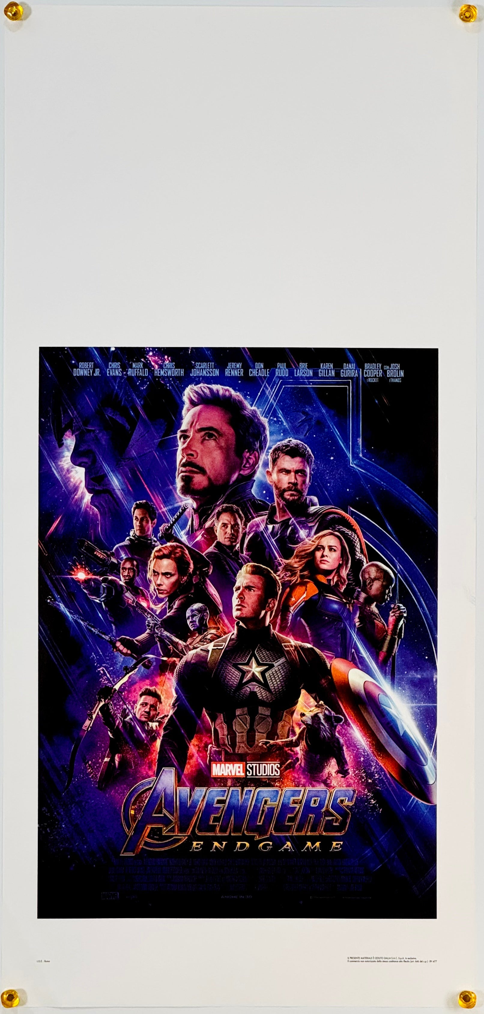 アベンジャーズ エンドゲーム』 洋画 イタリア - 海外版映画ポスター