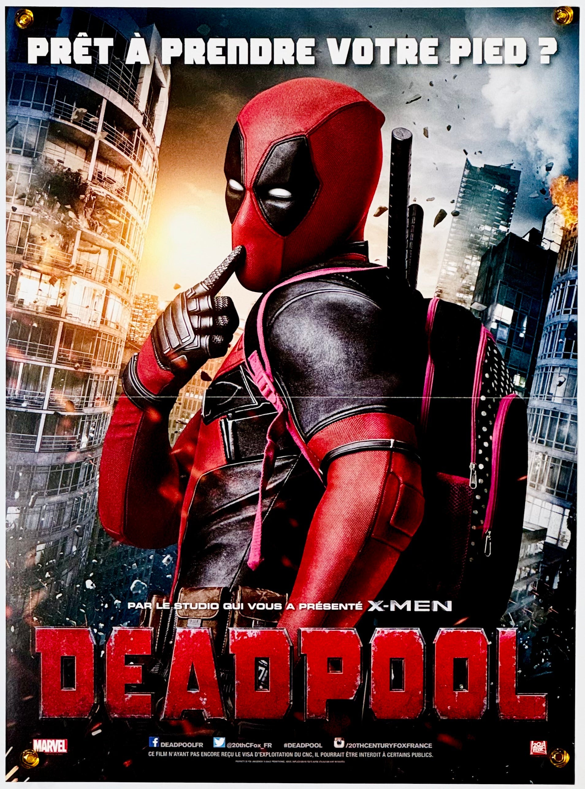 【非売品】デッドプール　映画ポスター デッドプール』 洋画 フランス - 海外版映画ポスター専門店 - – Fine