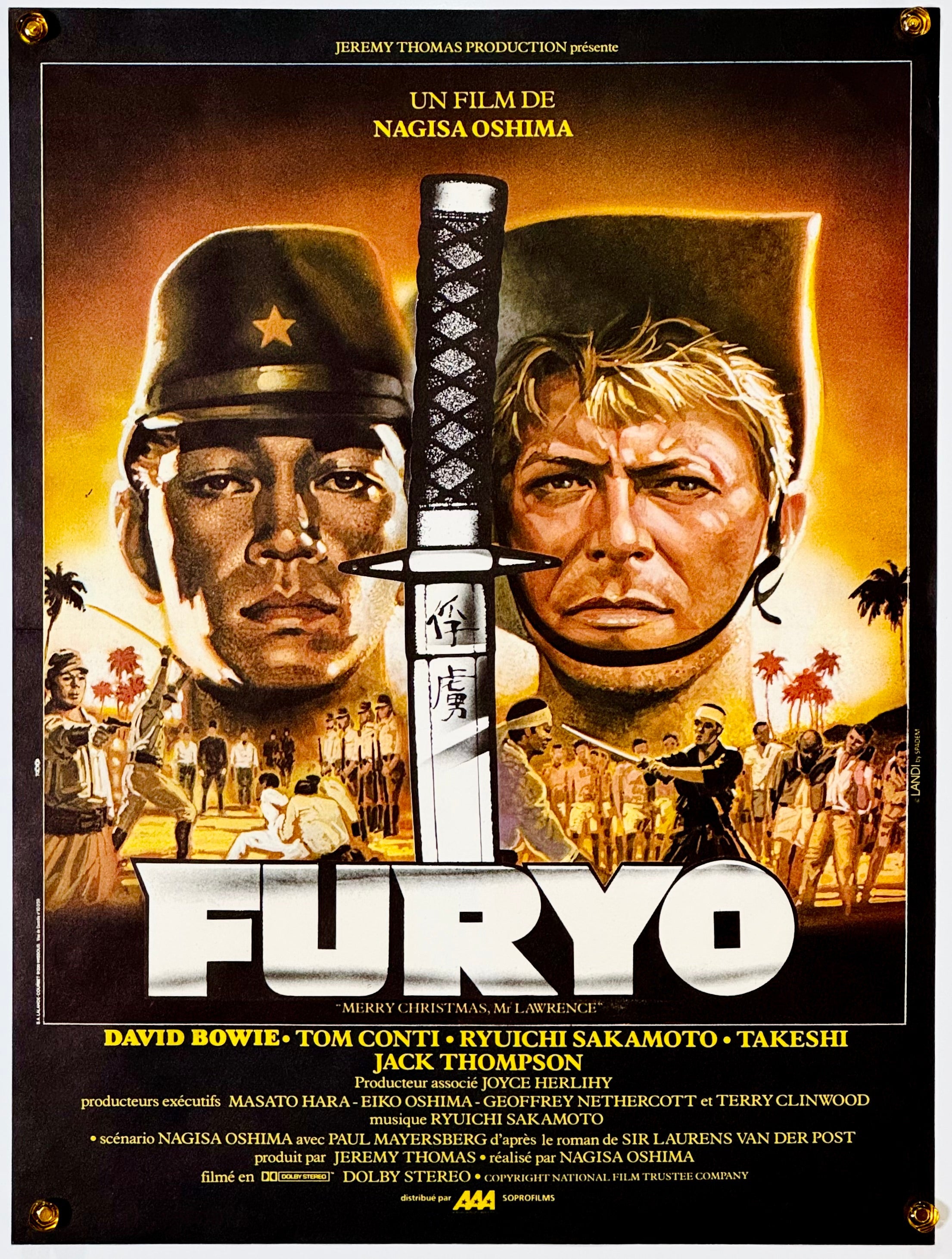 戦場のメリークリスマス』 洋画 フランス - 海外版映画ポスター専門店