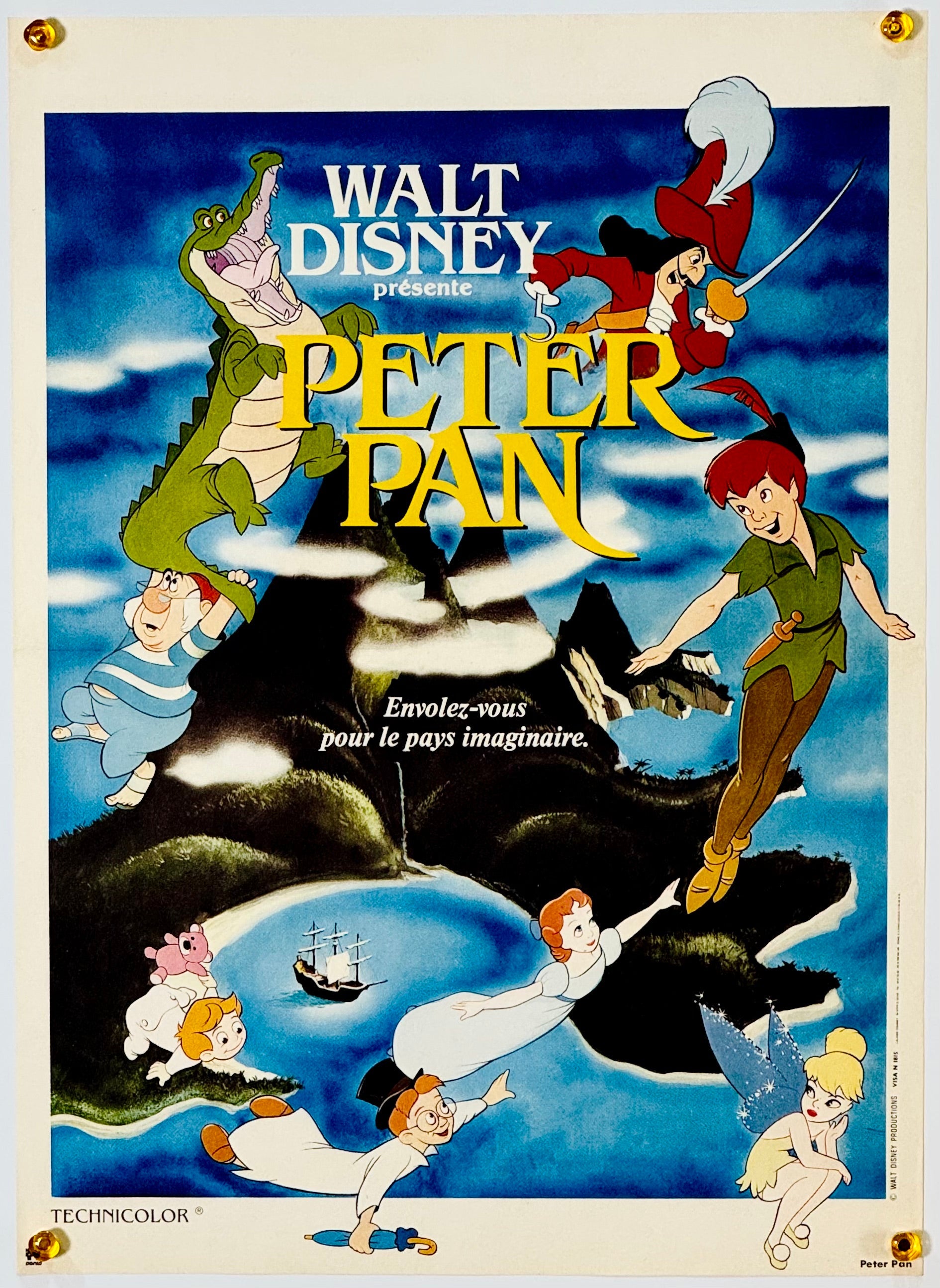 ピーター・パン』 海外アニメ フランス - 海外版映画ポスター専門店