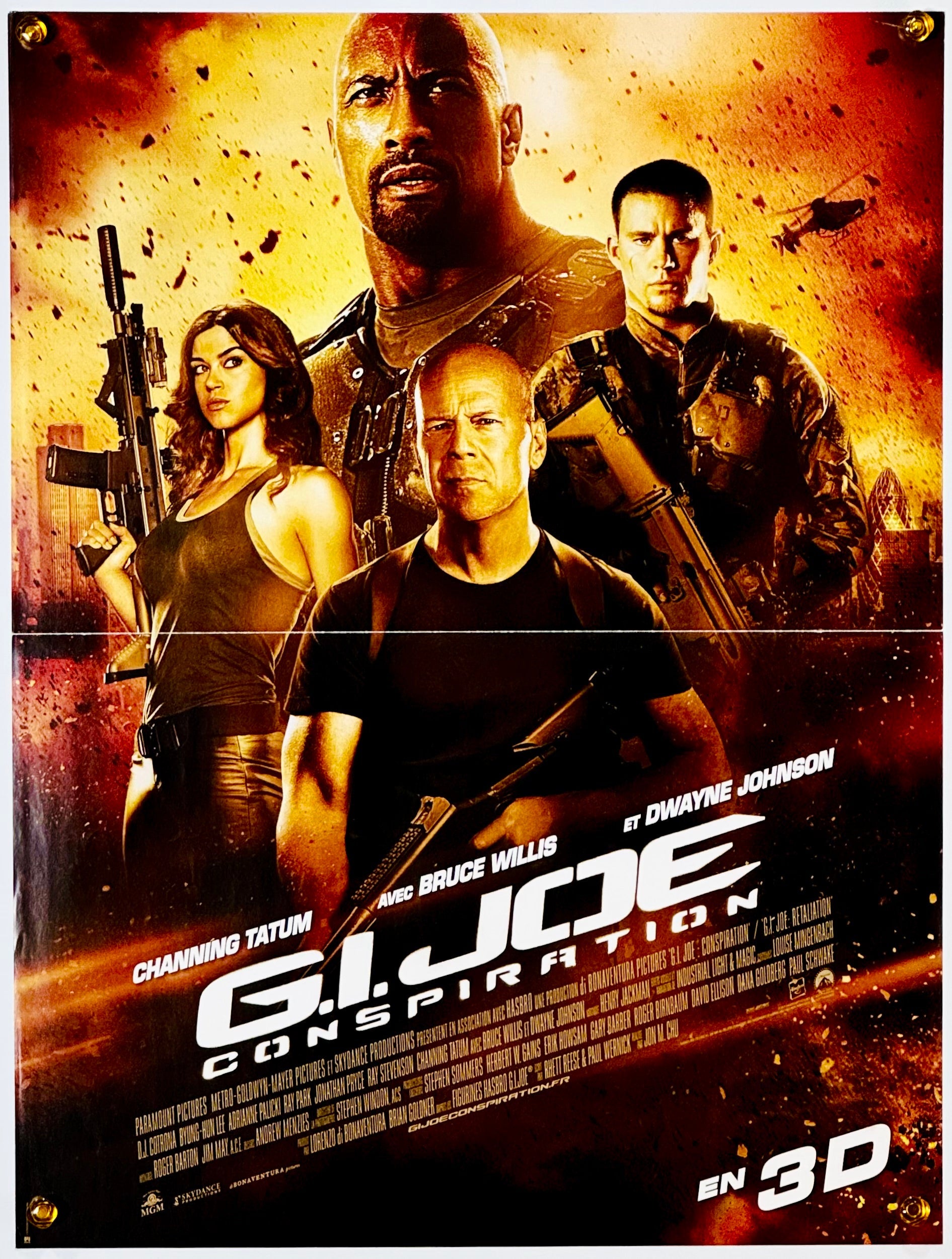 G.I.ジョー バック2リベンジ』 洋画 フランス - 海外版映画ポスター