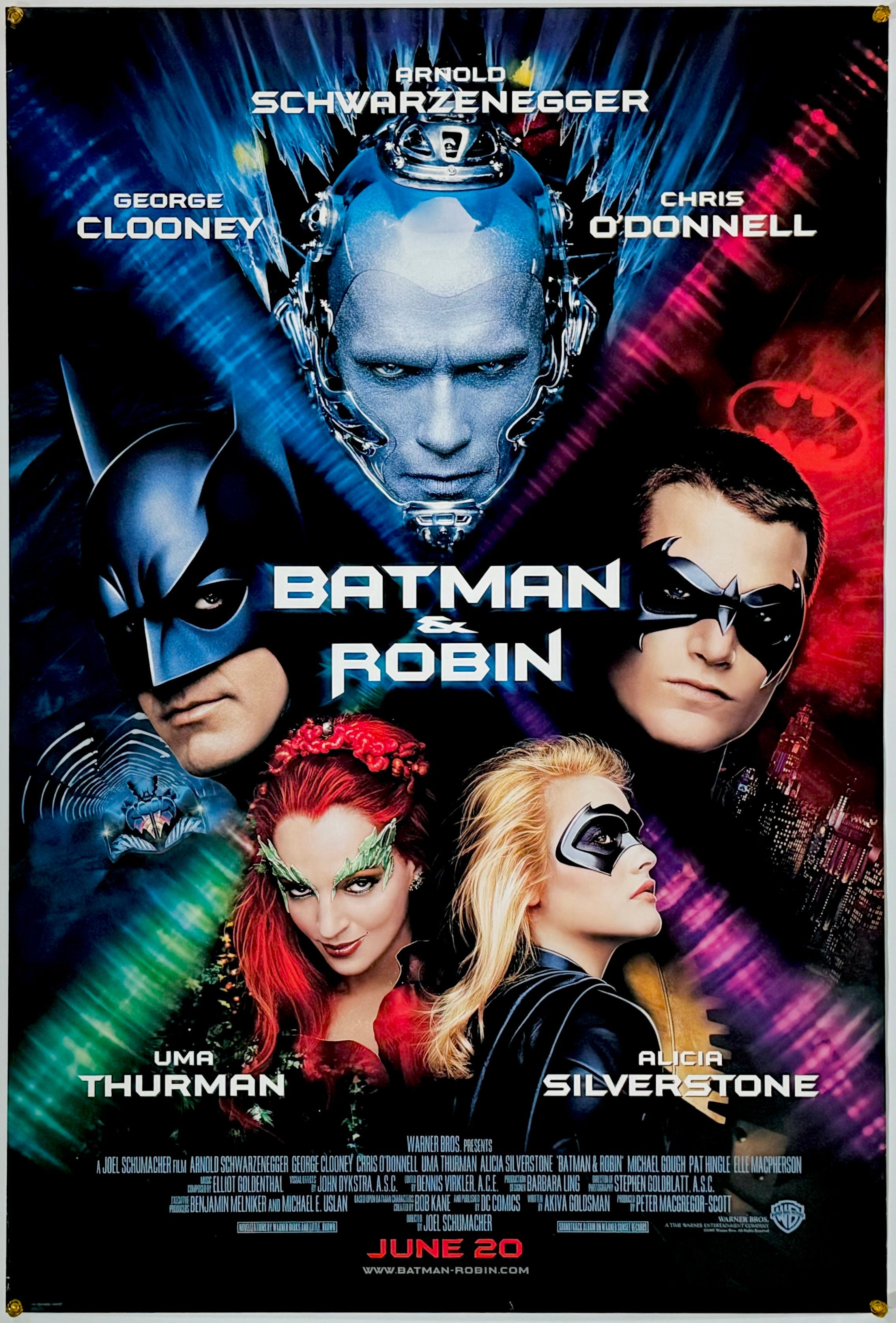 バットマン&ロビン　Mr.フリーズの逆襲　USオリジナル映画ポスター バットマン & ロビン Mr.フリーズの逆襲』 洋画 アメリカ - 海外版映画