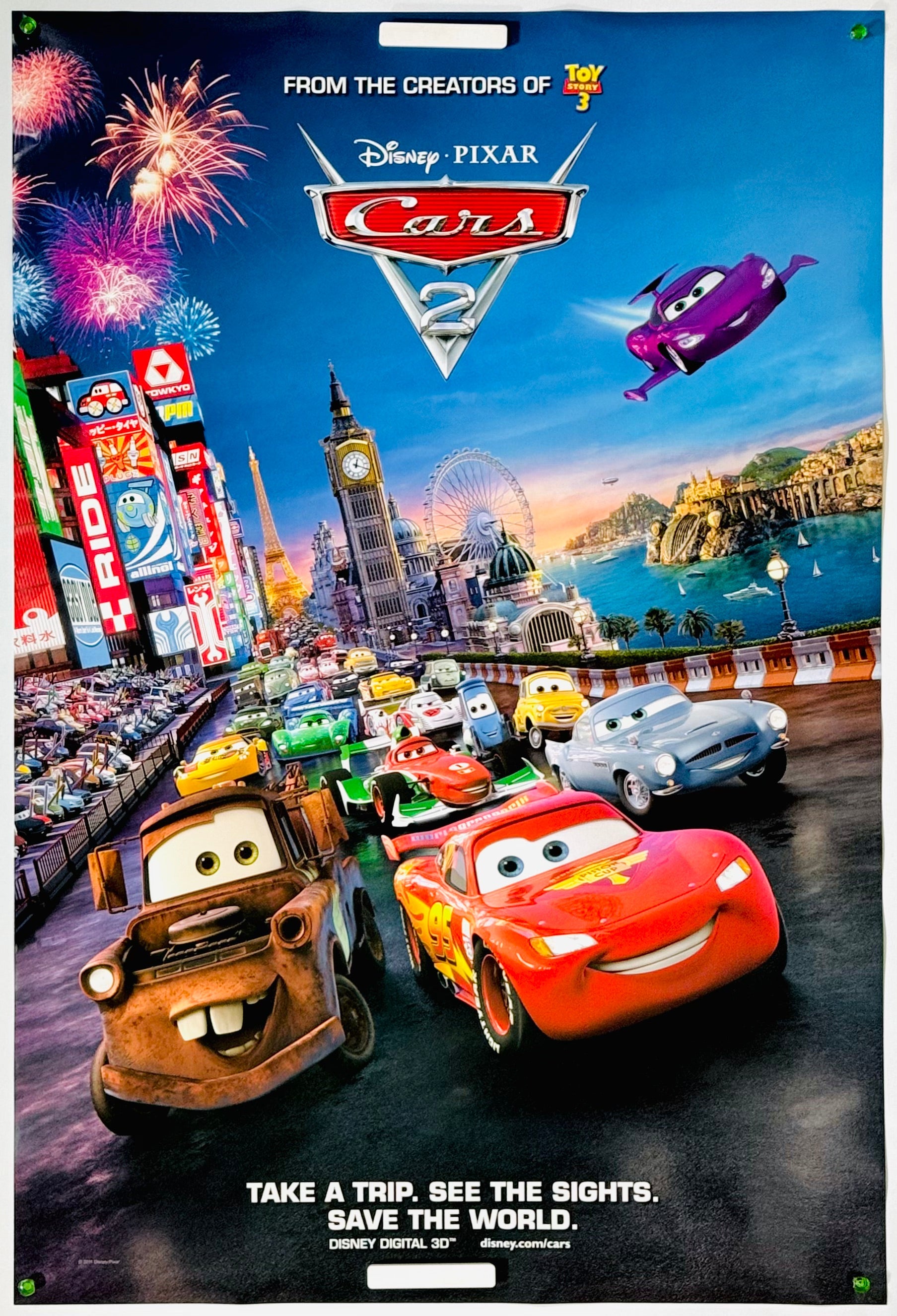 カーズ2』 海外アニメ アメリカ - 海外版映画ポスター専門店 - – Fine