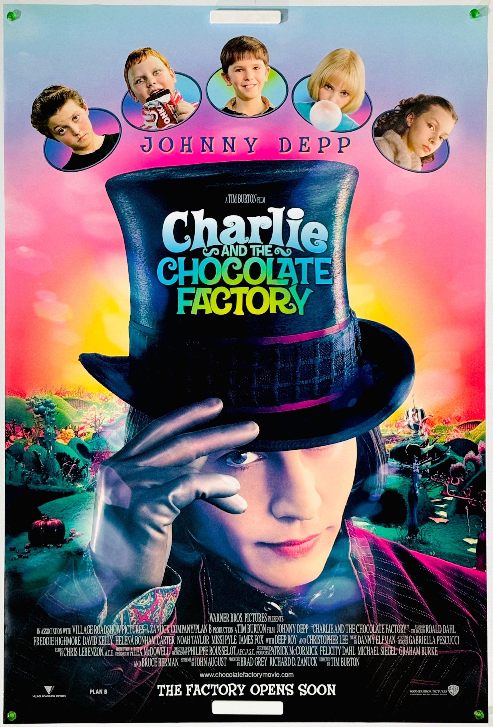 チャーリーとチョコレート工場』 洋画 アメリカ - 海外版映画ポスター