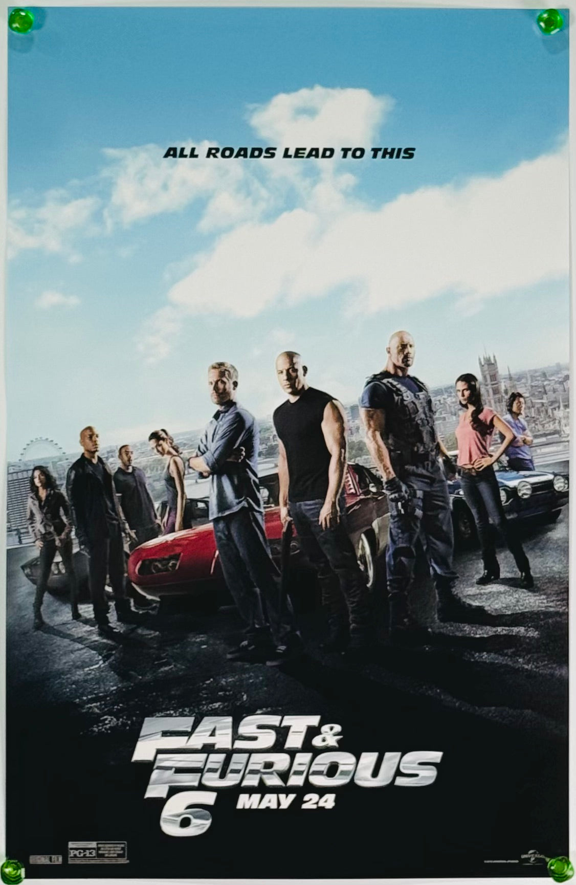 *新品/非売品*ワイルドスピード EUROMISSION オリジナル映画ポスター ワイルド・スピード EURO MISSION』 洋画 アメリカ - 海外版映画