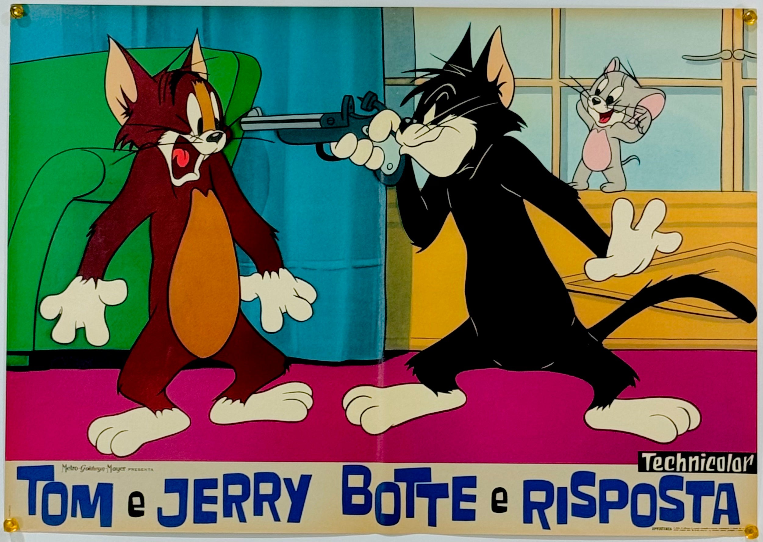 映画  ／ トミー 劇場用ポスター トムとジェリー Tom e Jerry botte e risposta』 海外アニメ イタリア