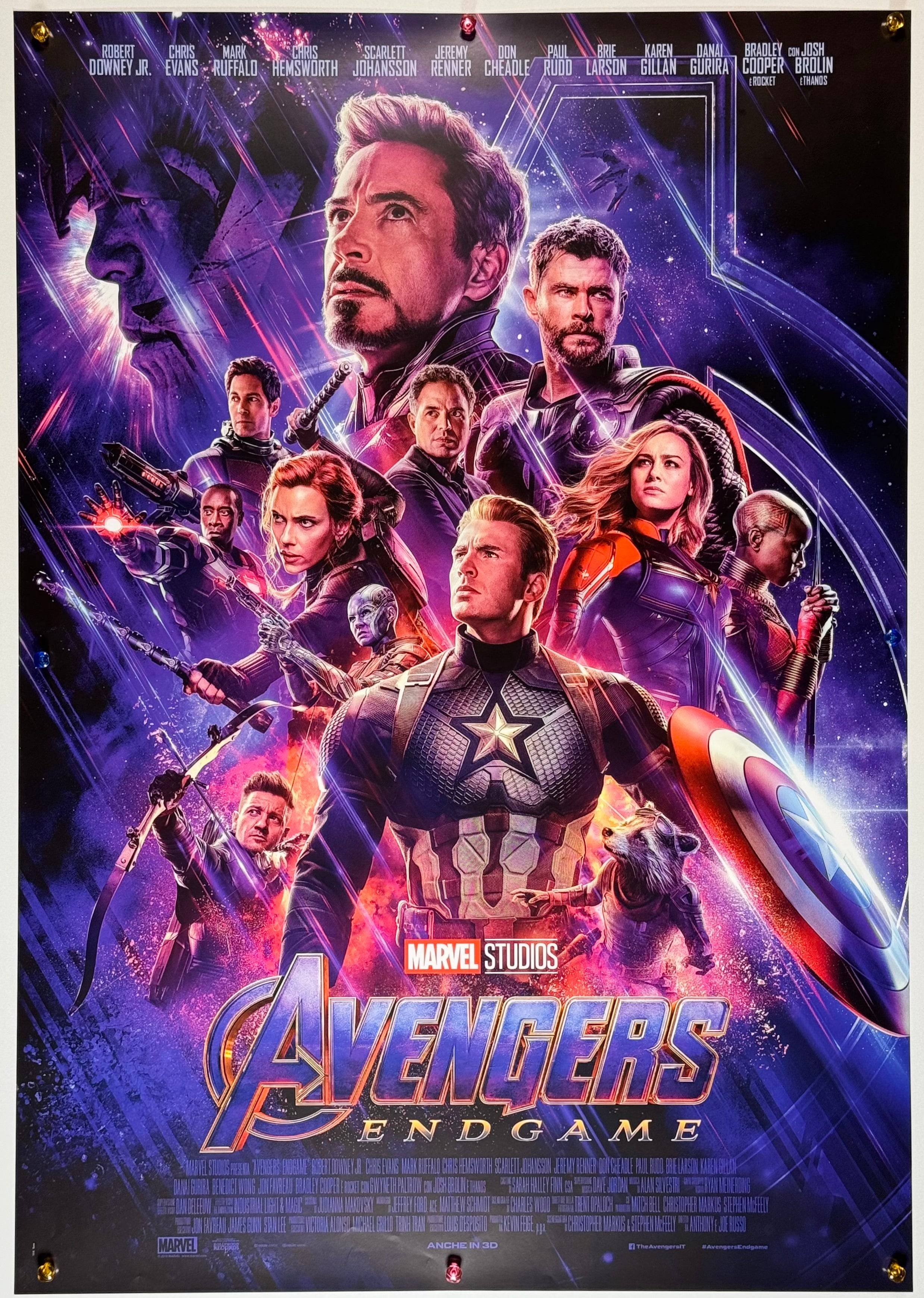 アベンジャーズ エンドゲーム』 洋画 イタリア - 海外版映画ポスター