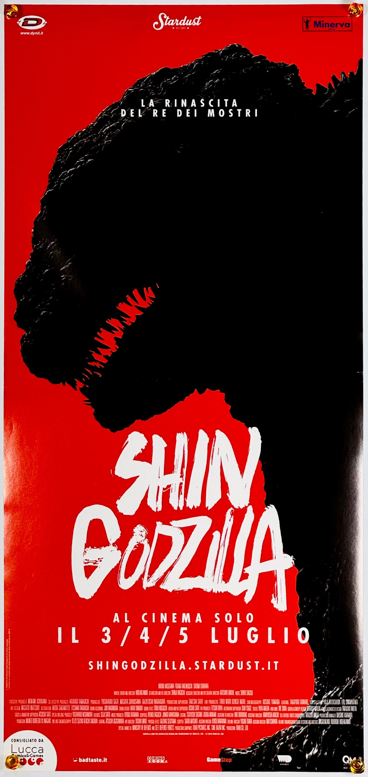 シン・ゴジラ』 邦画 イタリア - 海外版映画ポスター専門店 - – Fine