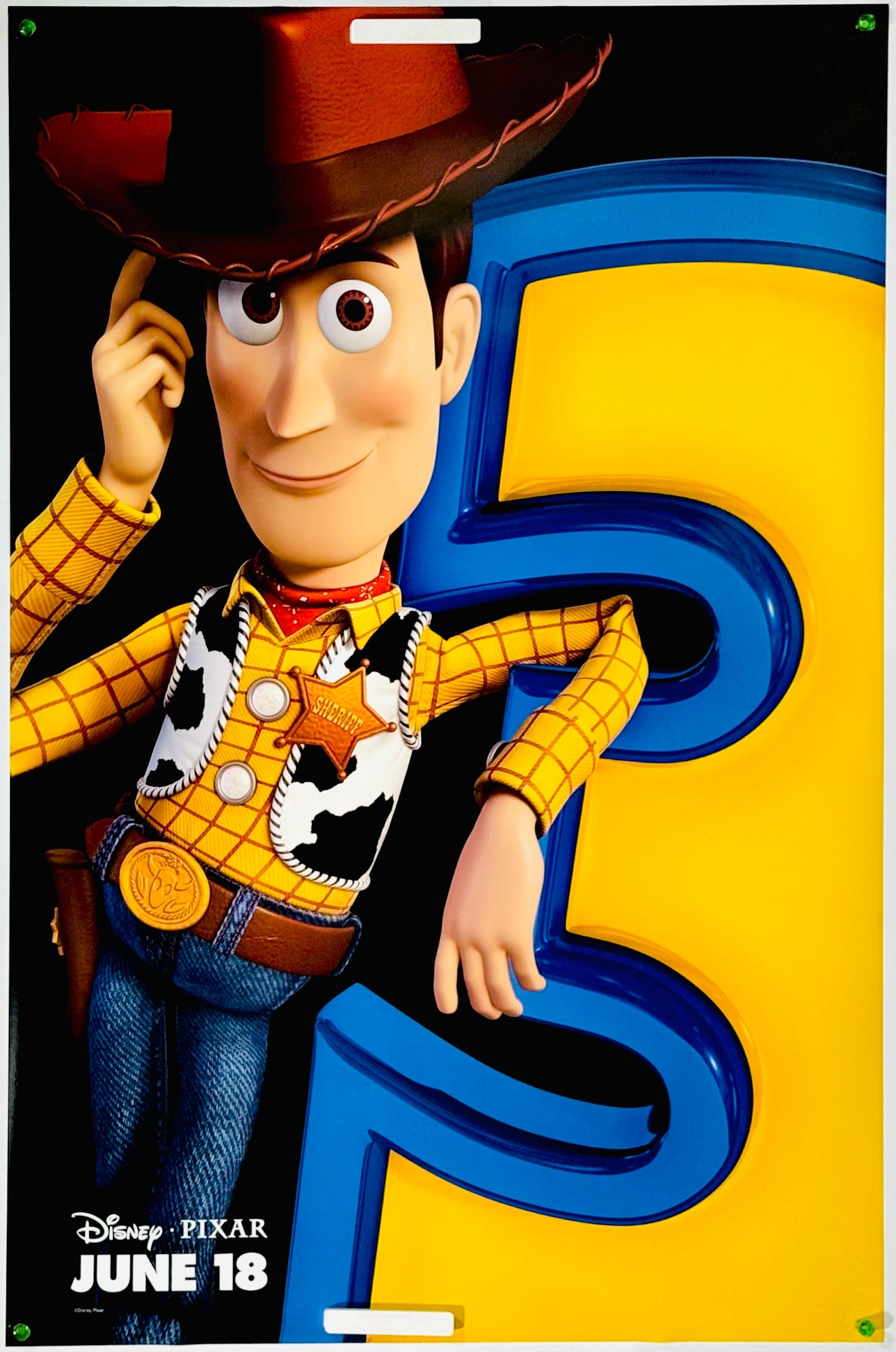 トイストーリー3 映画ポスター　両面印刷　希少　ウッディ トイ・ストーリー3 - ウッディ・プライド』 海外アニメ アメリカ