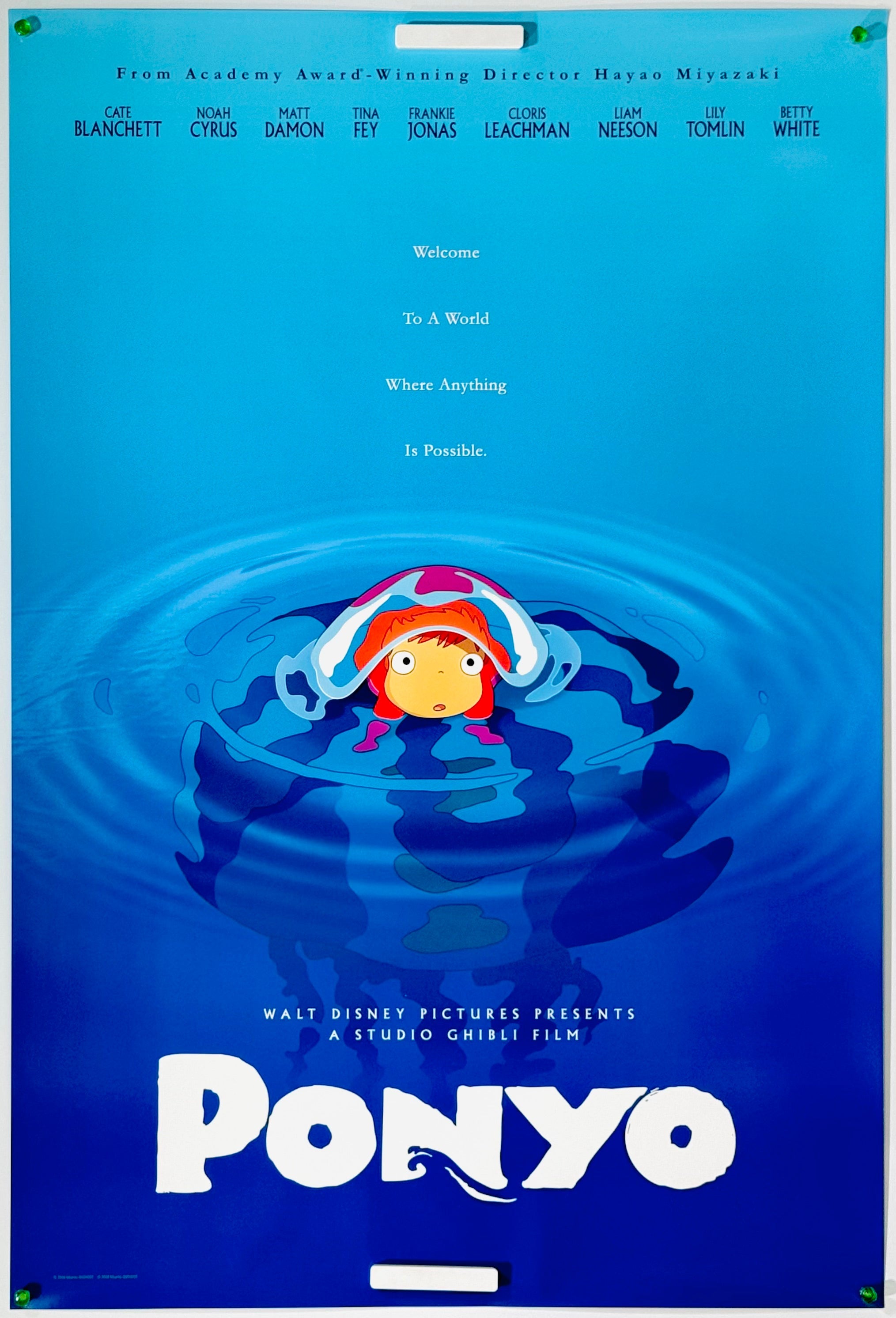 映画ポスター 崖の上のポニョ スペイン版 崖の上のポニョ』 国内アニメ アメリカ - 海外版映画ポスター