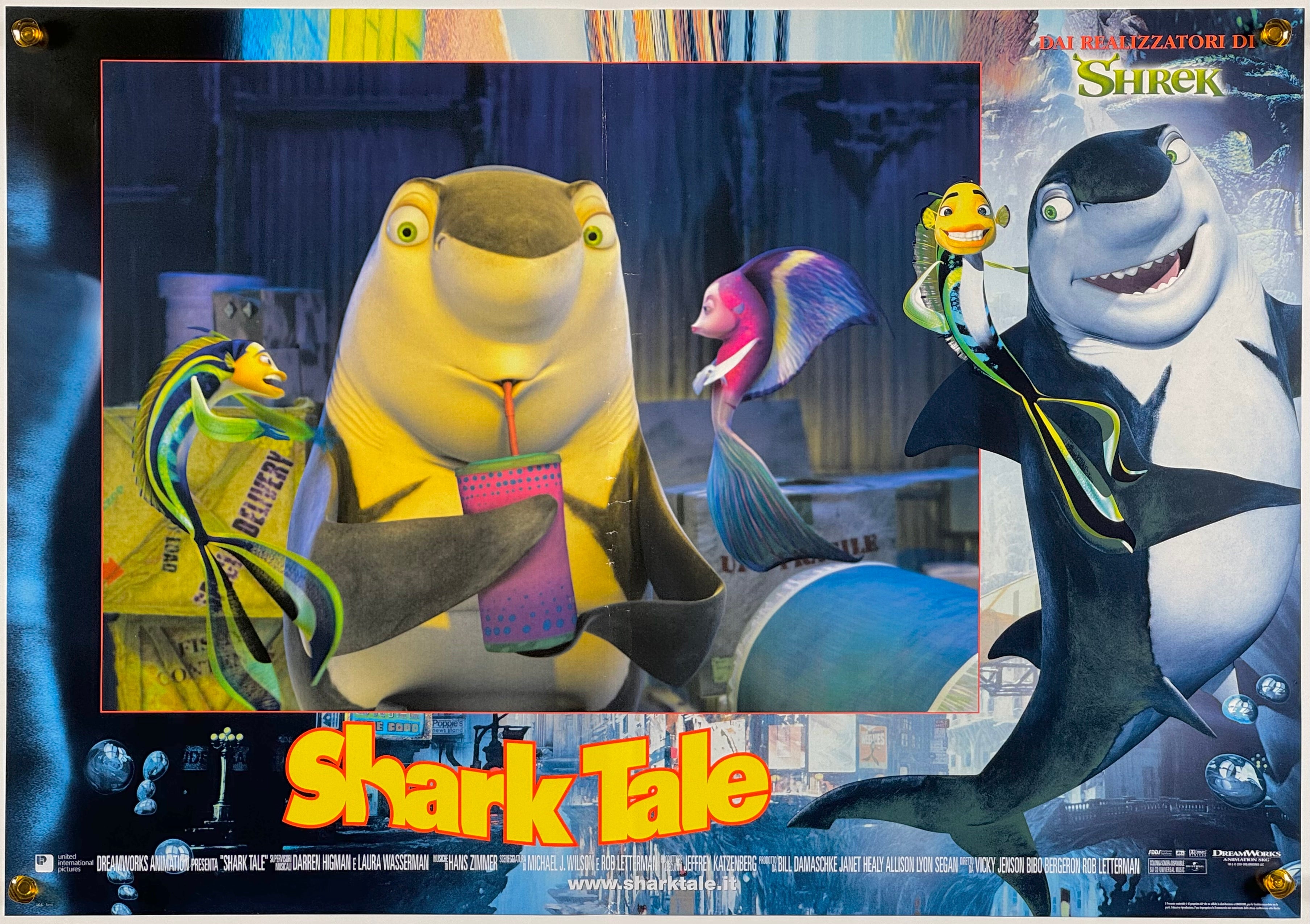 シャーク・テイル』 海外アニメ イタリア - 海外版映画ポスター専門店 