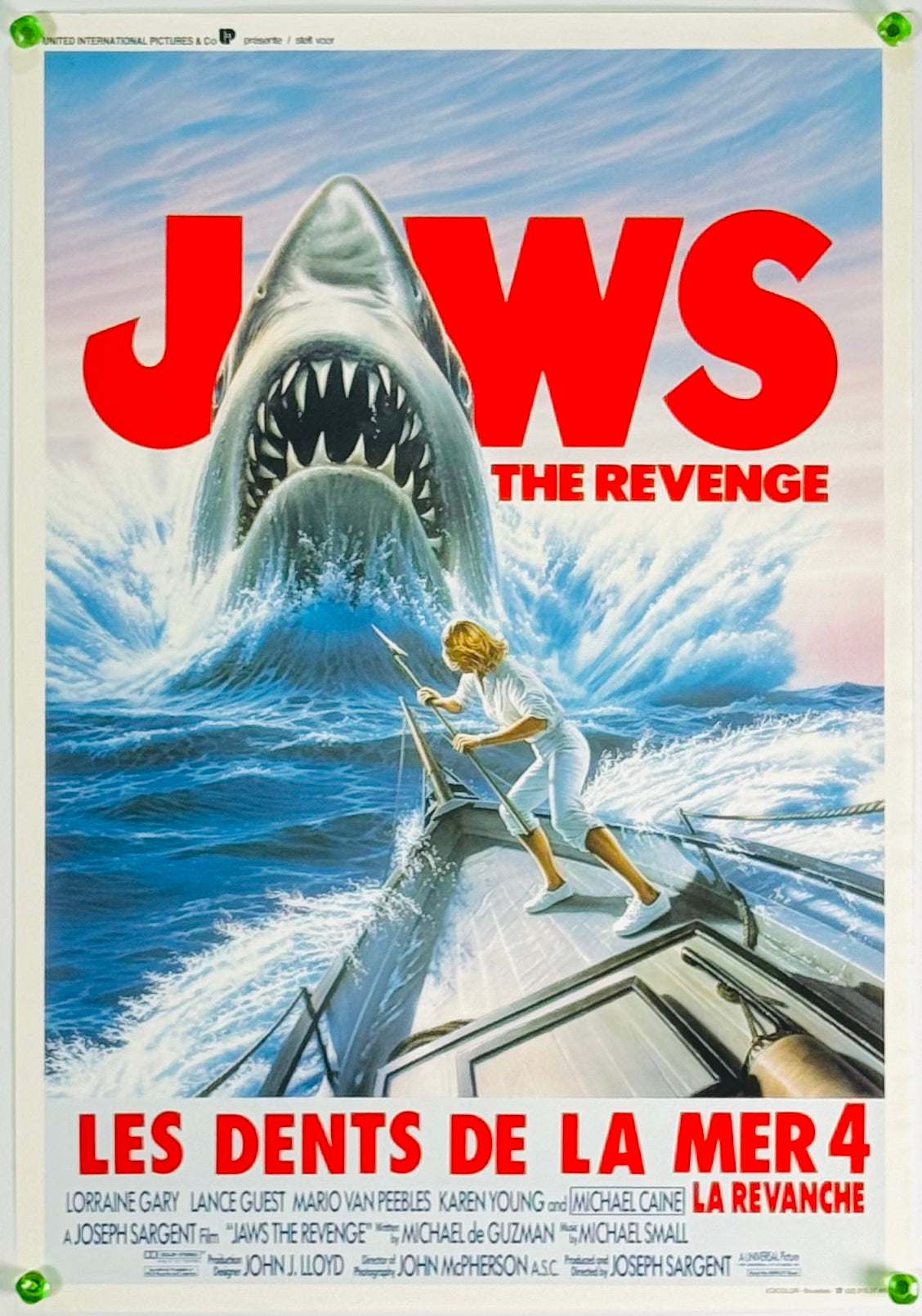 ジョーズ'87 復讐篇』 洋画 ベルギー - 海外版映画ポスター専門店