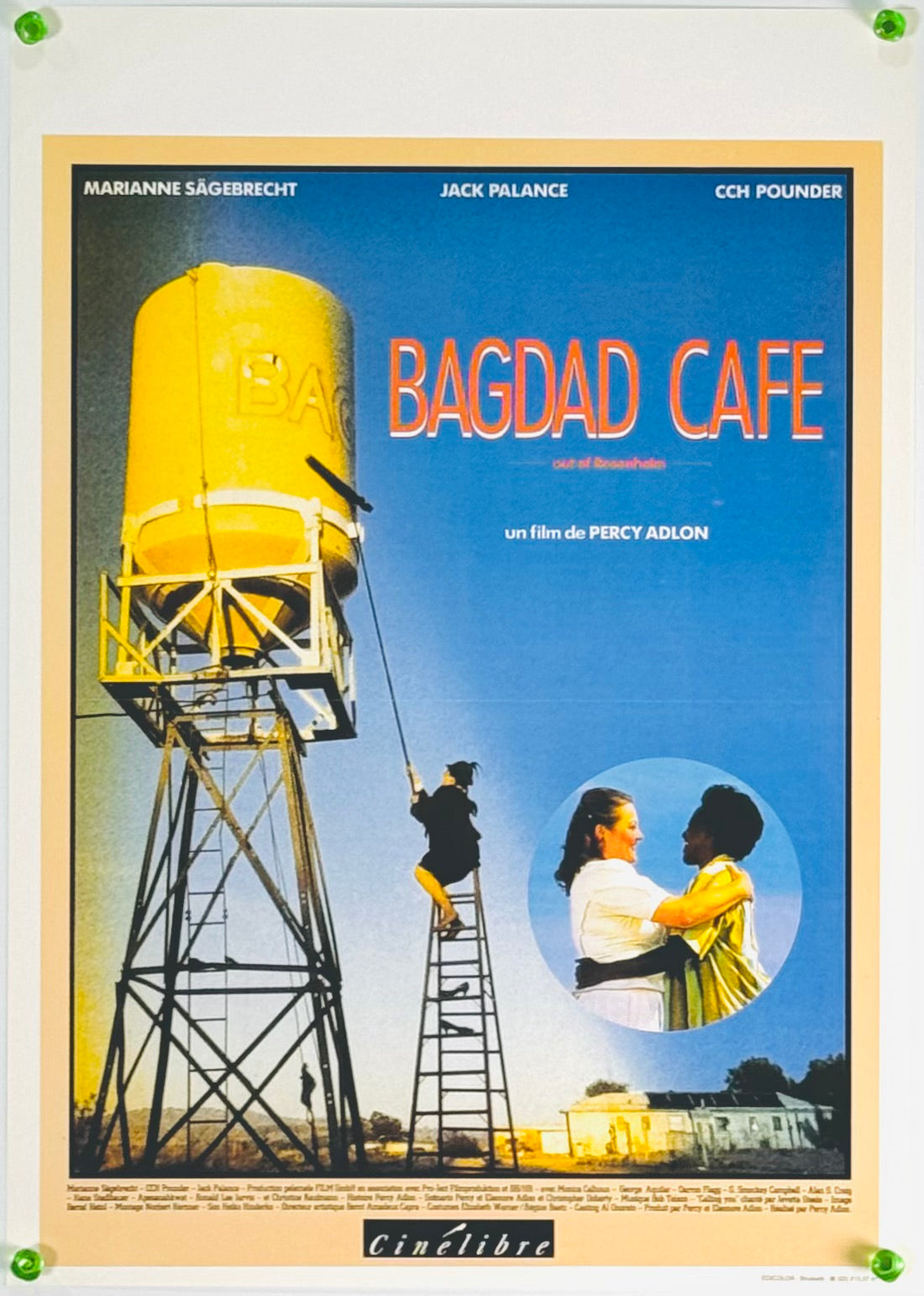 バグダッド・カフェ　USオリジナル映画ポスター バグダッド・カフェ』 洋画 ベルギー - 海外版映画ポスター専門店