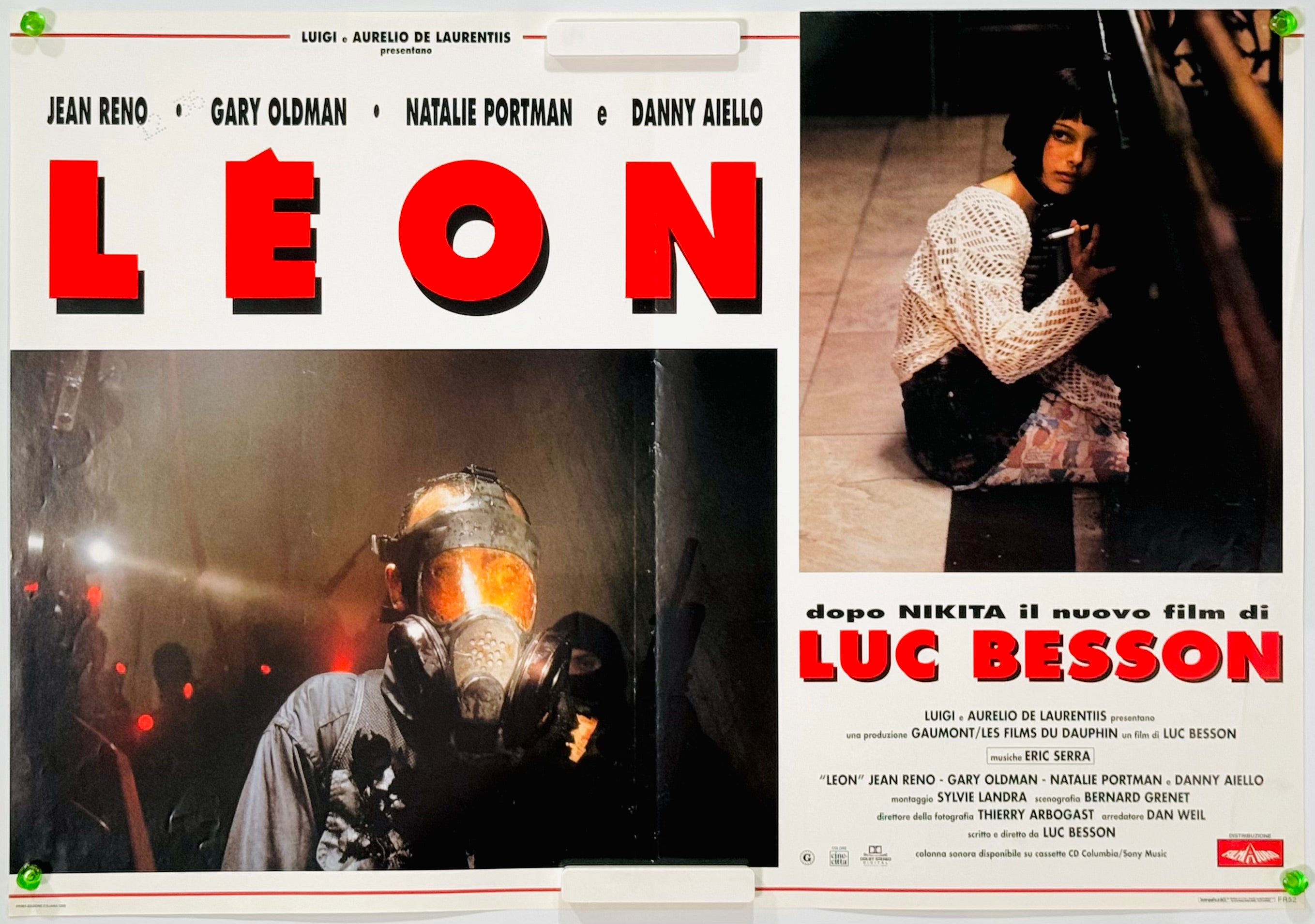 映画「レオン」ヴィンテージポスター LEON』のポスターデザイン