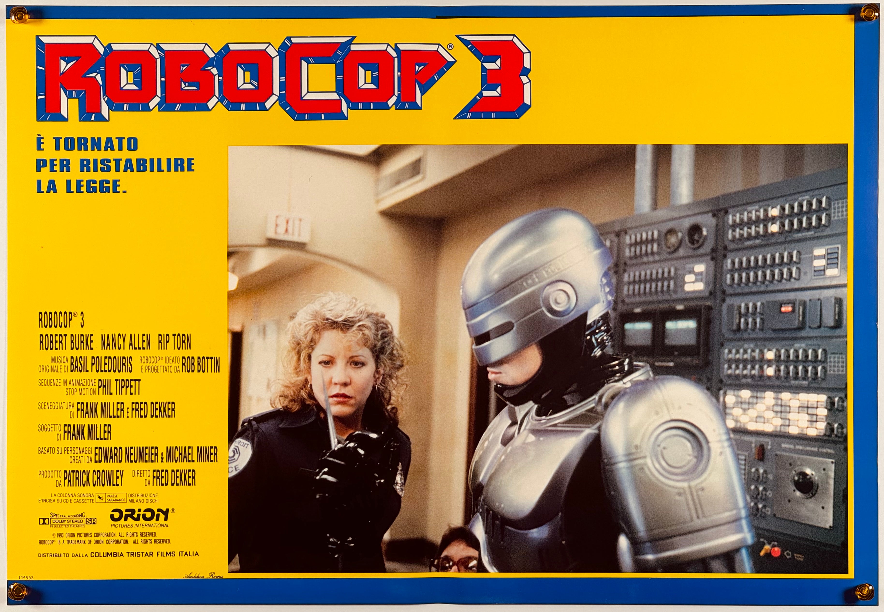 ロボコップ3』 洋画 イタリア - 海外版映画ポスター専門店 - – Fine