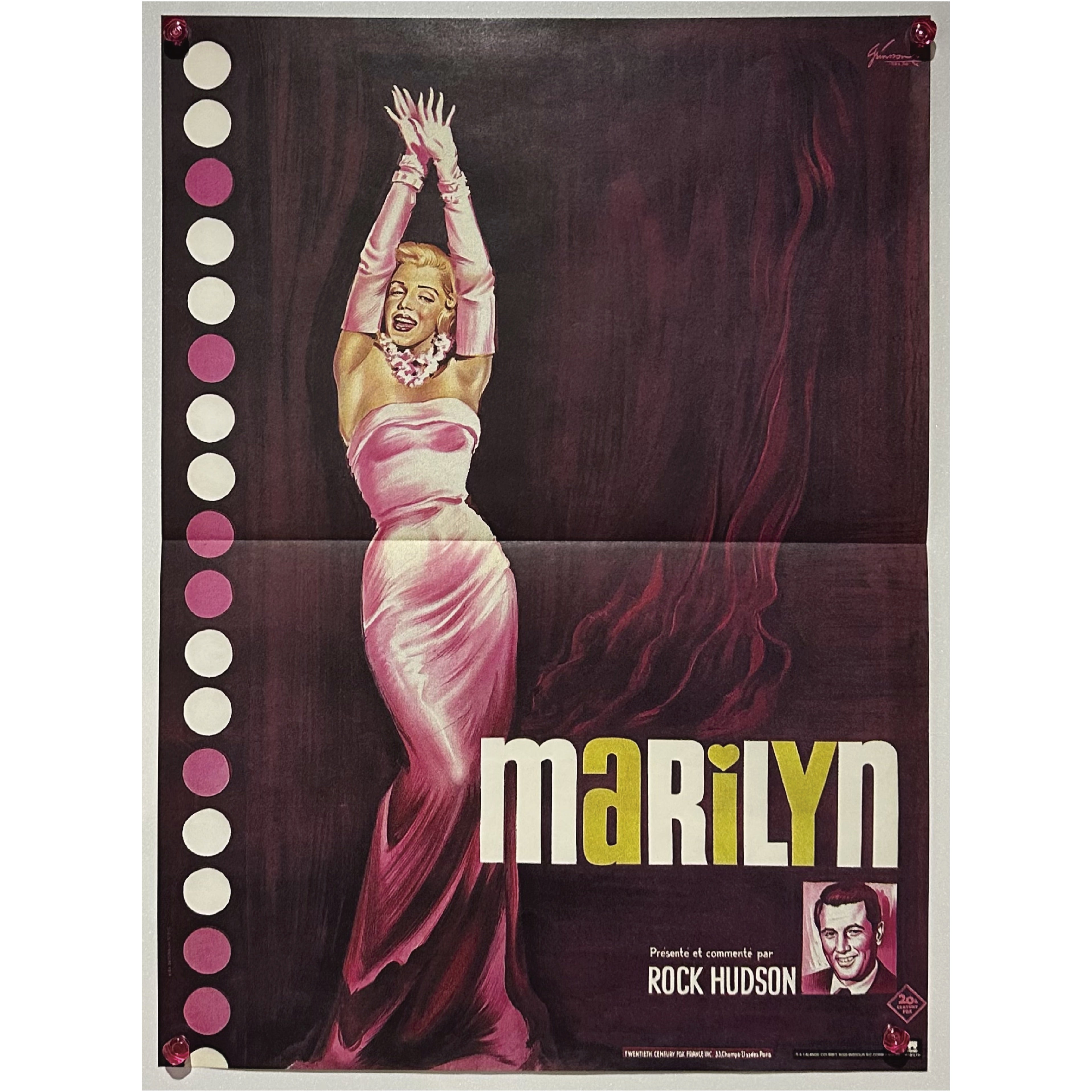 マリリン・モンローの世界』 洋画 フランス - 海外版映画ポスター専門