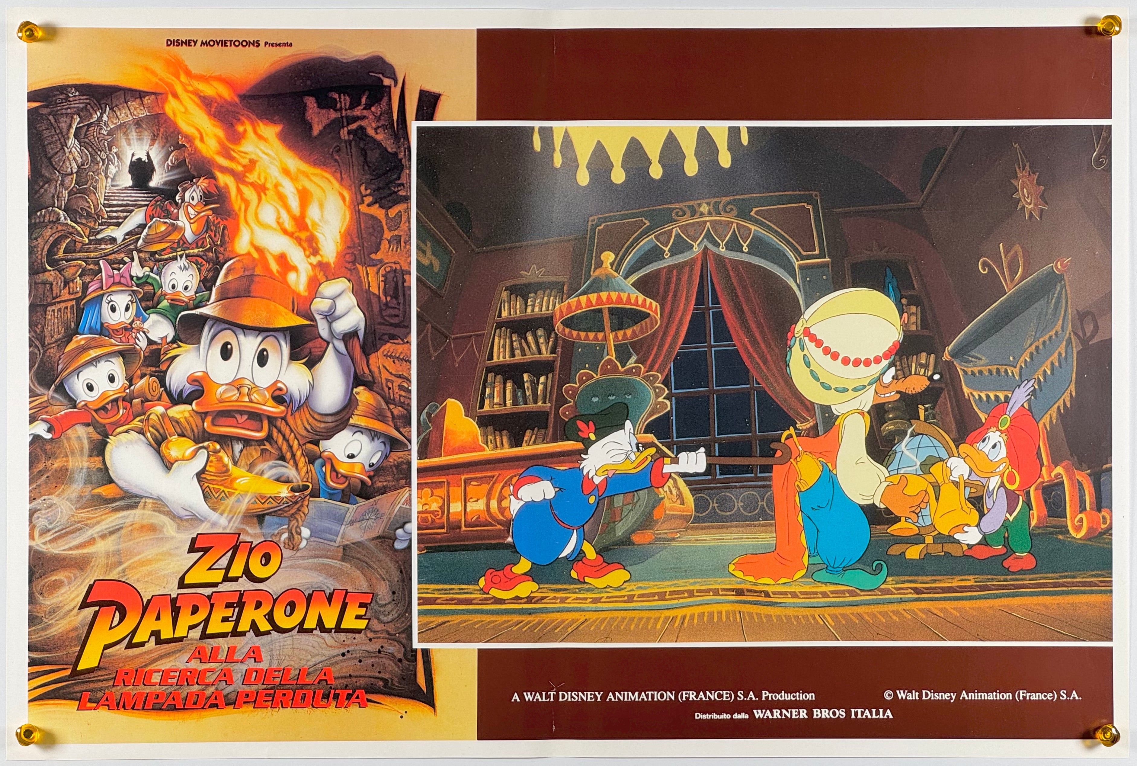 ダックテイル・ザ・ムービー　USオリジナル映画ポスター ダックテイル・ザ・ムービー/失われた魔法のランプ』 海外アニメ
