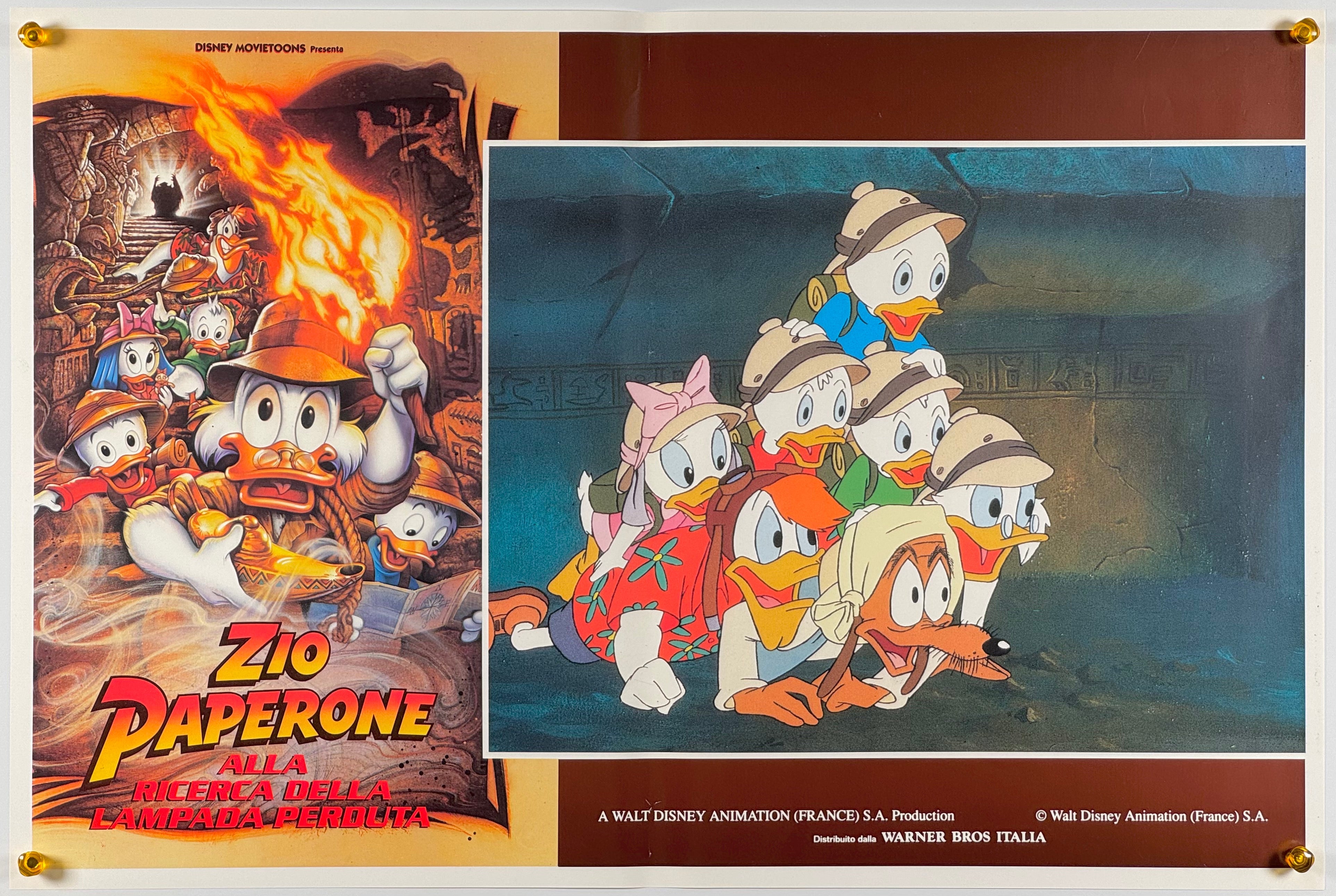 ダックテイル・ザ・ムービー　USオリジナル映画ポスター ダックテイル・ザ・ムービー/失われた魔法のランプ』 海外アニメ
