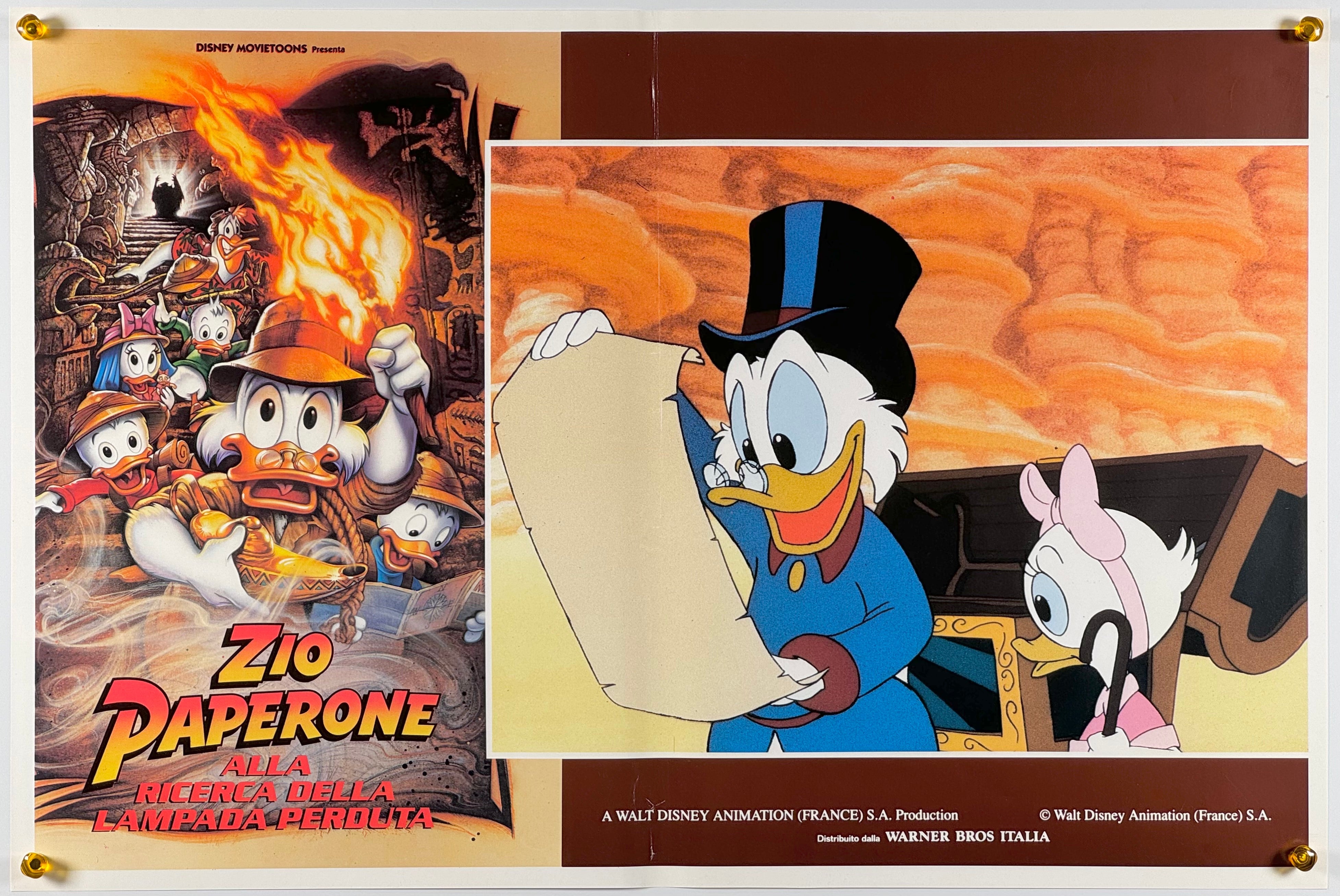 ダックテイル・ザ・ムービー　USオリジナル映画ポスター ダックテイル・ザ・ムービー/失われた魔法のランプ』 海外アニメ