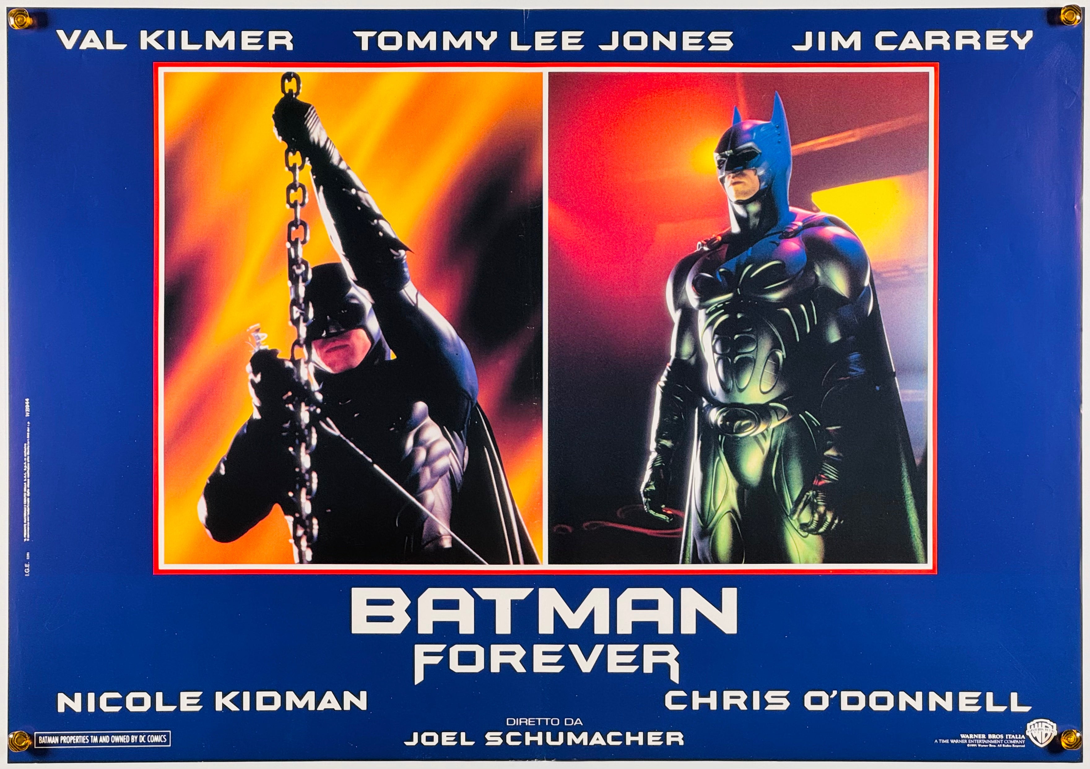 本物★US劇場版★バットマン・フォーエバー★オリジナルポスター バットマン フォーエヴァー』 洋画 イタリア - 海外版映画ポスター専門