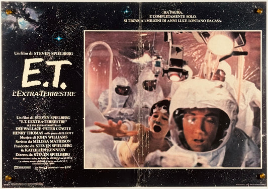 『E.T.』 映画 ポスター イタリア オリジナル [1019]