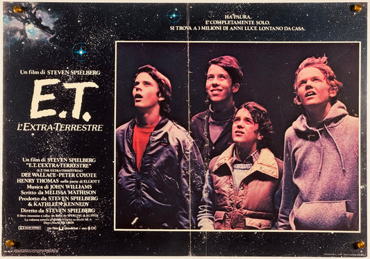 『E.T.』 映画 ポスター イタリア オリジナル [1021]