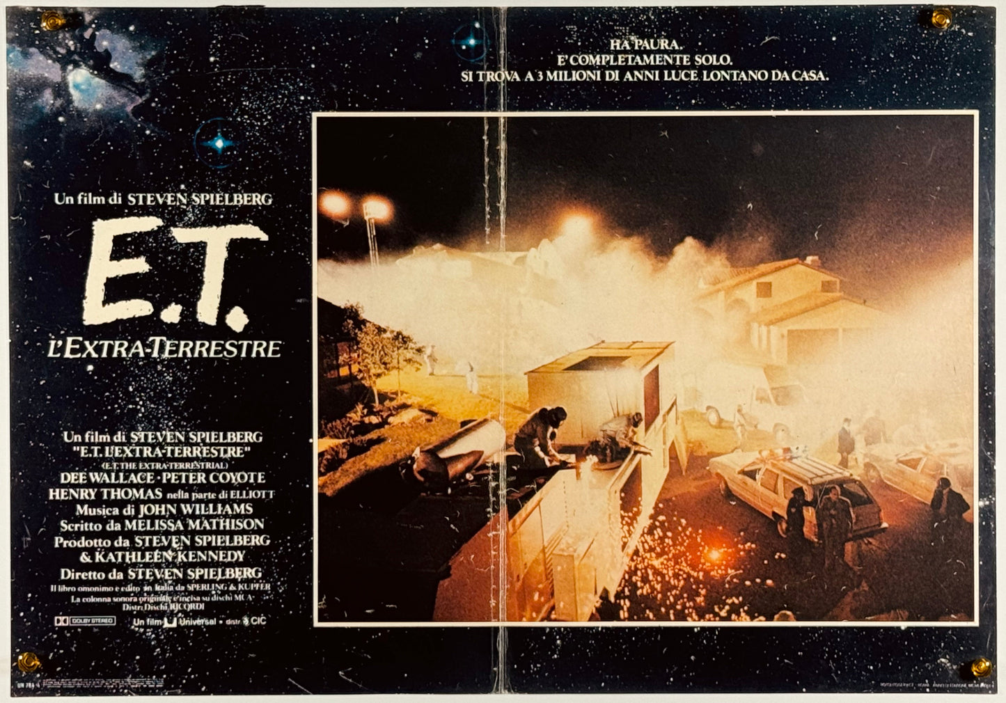 『E.T.』 映画 ポスター イタリア オリジナル [1025]