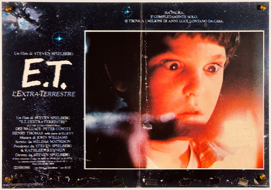 『E.T.』 映画 ポスター イタリア オリジナル [1026]