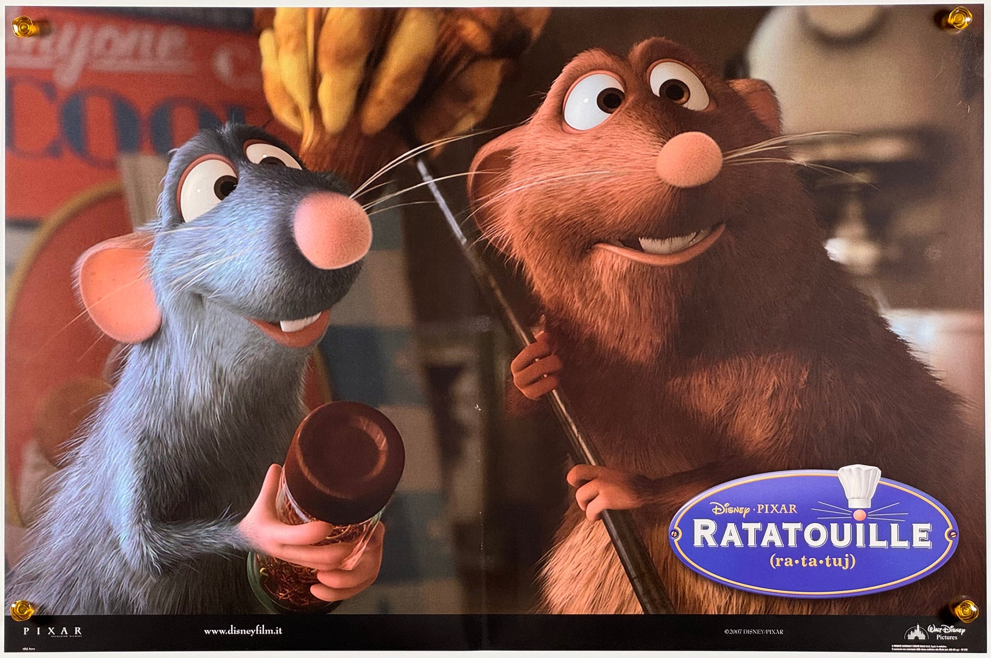 『レミーのおいしいレストラン』 映画 ポスター イタリア オリジナル [1038]