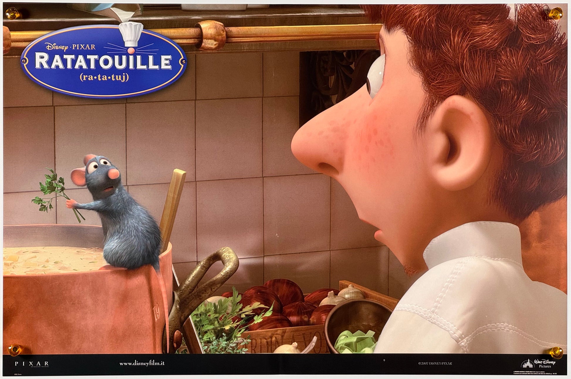 『レミーのおいしいレストラン』 映画 ポスター イタリア オリジナル [1039]