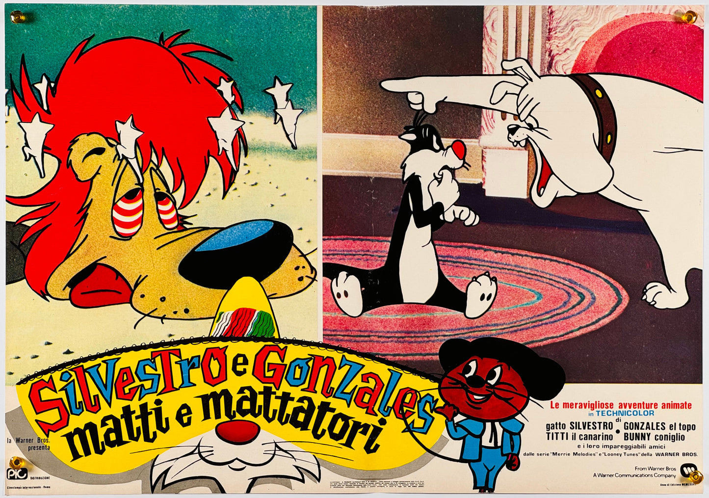 『ルーニー・テューンズ Silvestro e Gonzales matti e mattatori』 映画 ポスター イタリア オリジナル [1053]