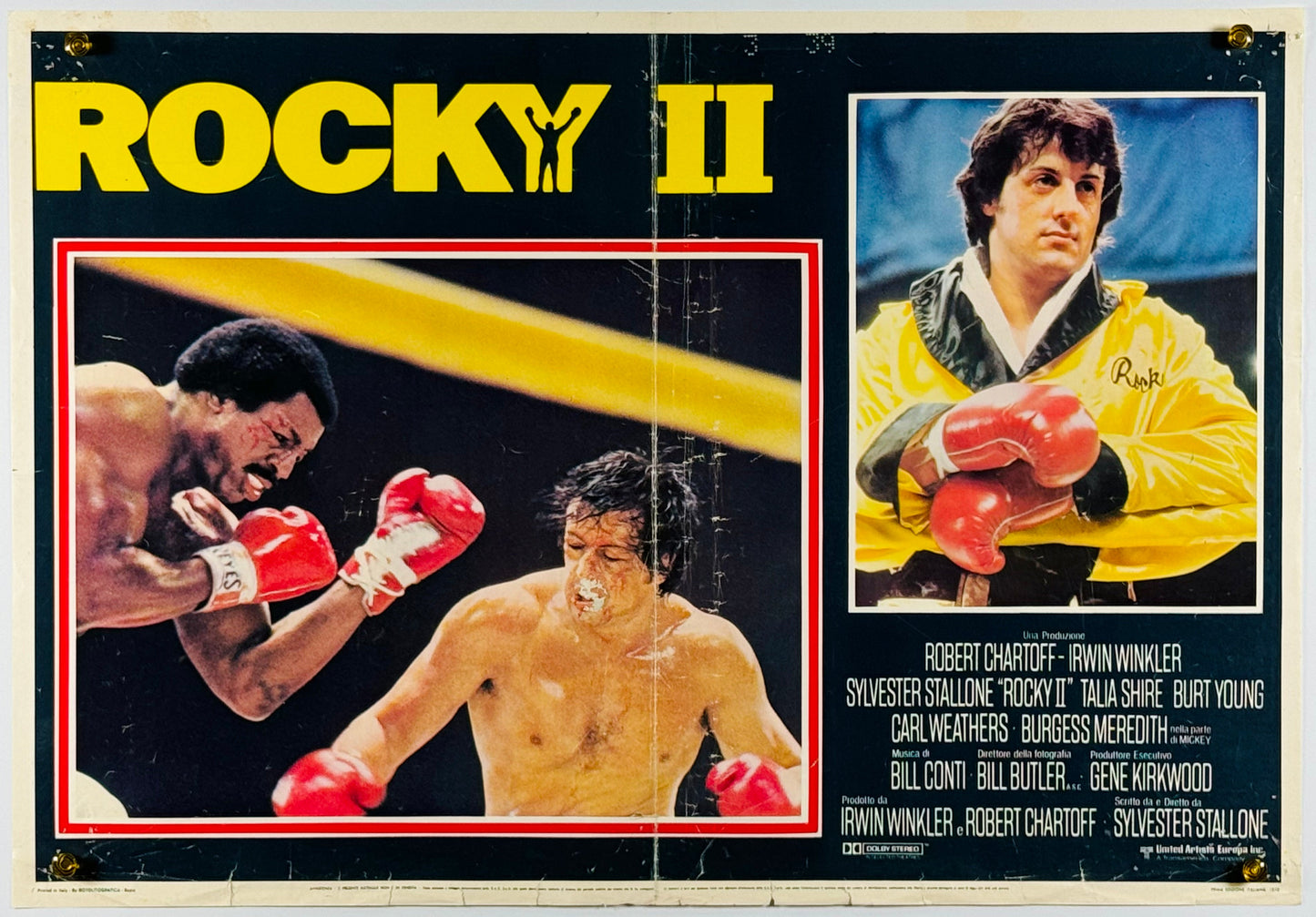 『ロッキー2』 映画 ポスター イタリア オリジナル [1075]
