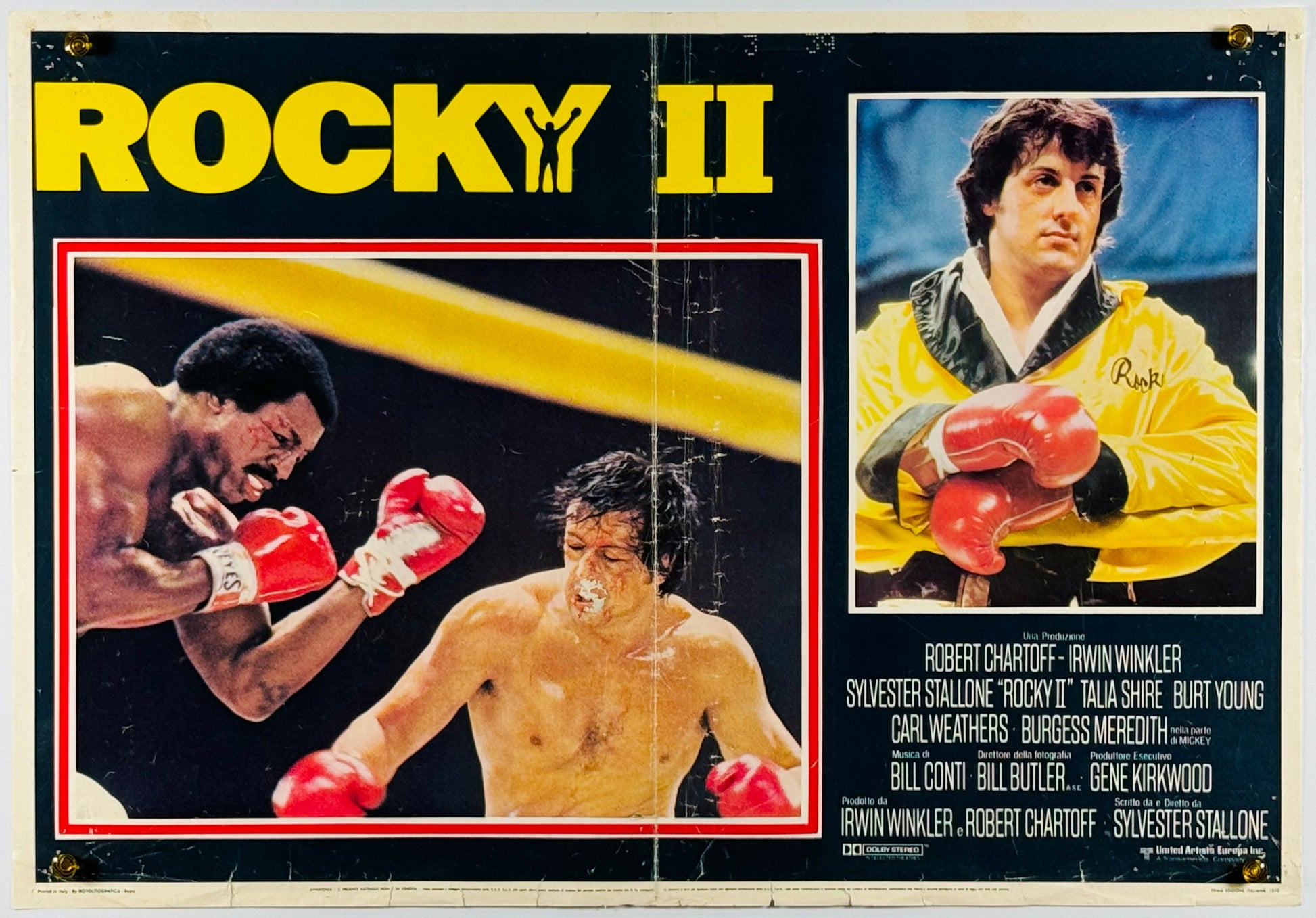 『ロッキー2』 映画 ポスター イタリア オリジナル [1075]