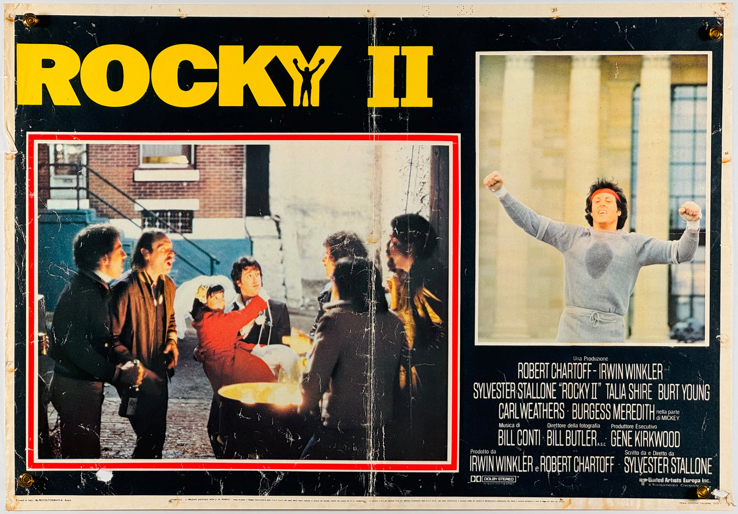 『ロッキー2』 映画 ポスター イタリア オリジナル [1076]