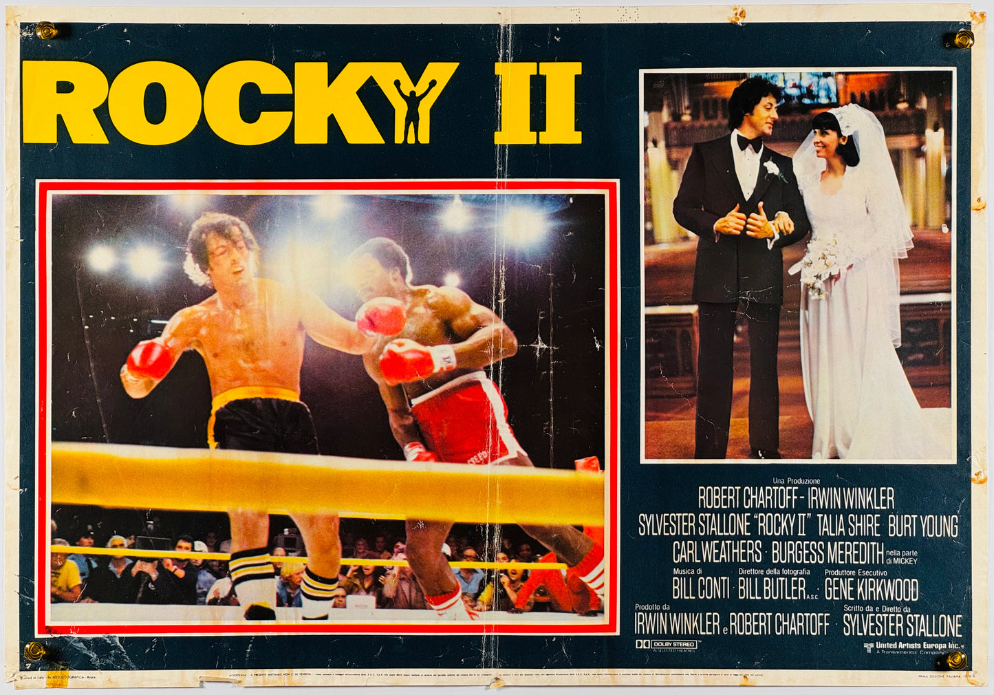 『ロッキー2』 映画 ポスター イタリア オリジナル [1077]