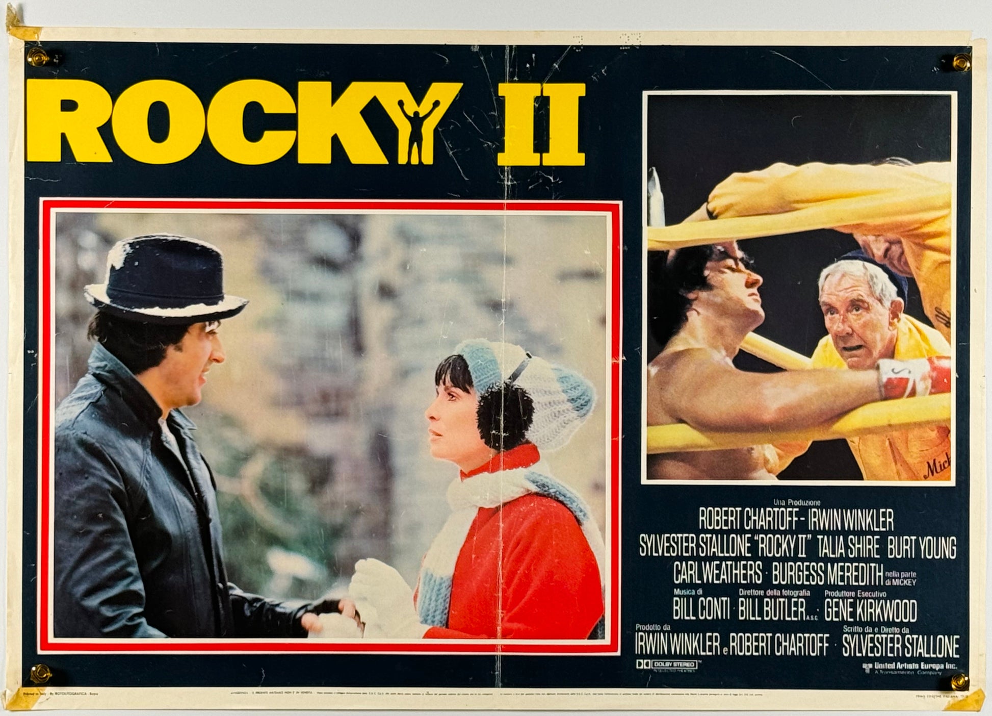 『ロッキー2』 映画 ポスター イタリア オリジナル [1079]