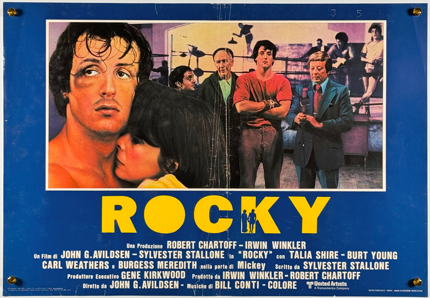 『ロッキー』 映画 ポスター イタリア オリジナル [1082]