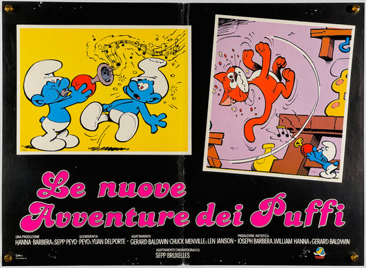 『スマーフ Le nuove avventure dei Puffi』 映画 ポスター イタリア オリジナル [1123]