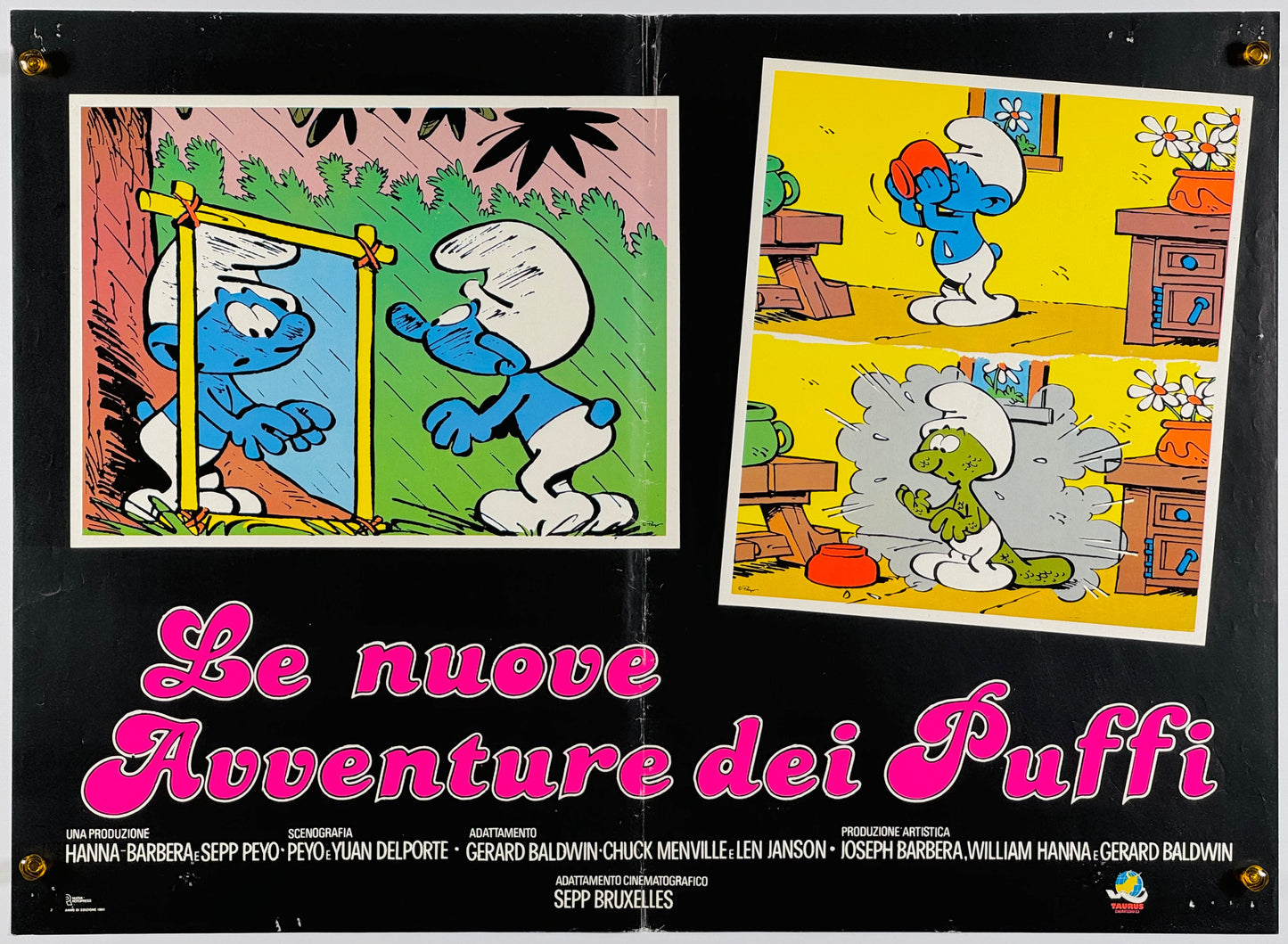 『スマーフ Le nuove avventure dei Puffi』 映画 ポスター イタリア オリジナル [1125]