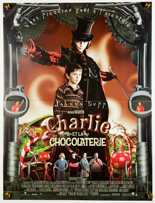 『チャーリーとチョコレート工場』 映画 ポスター フランス オリジナル [116]