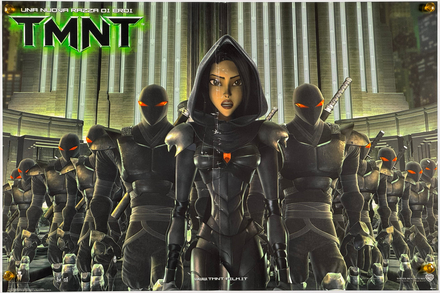 『ミュータント・タートルズ -TMNT-』 映画 ポスター イタリア オリジナル [1183]