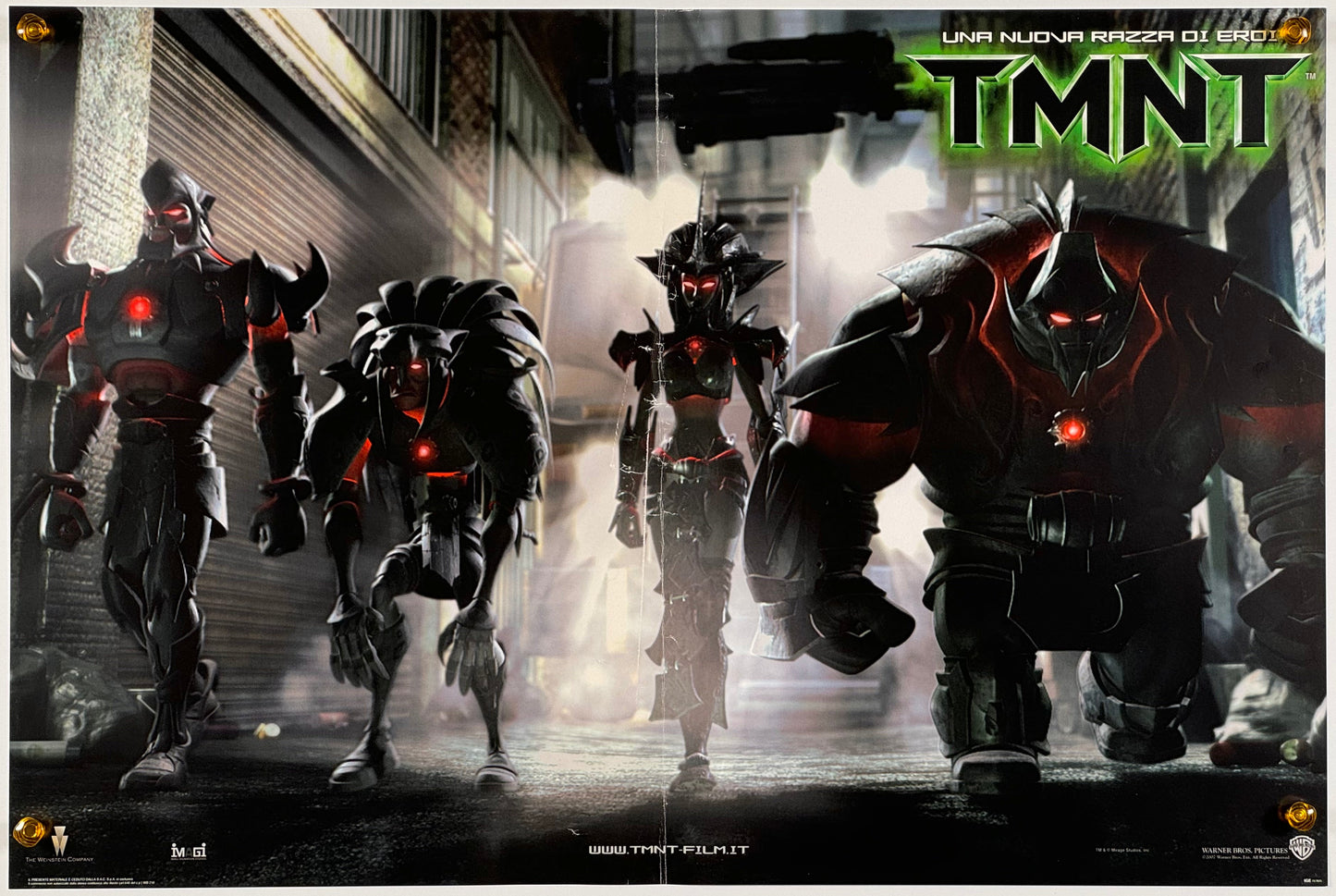 『ミュータント・タートルズ -TMNT-』 映画 ポスター イタリア オリジナル [1188]