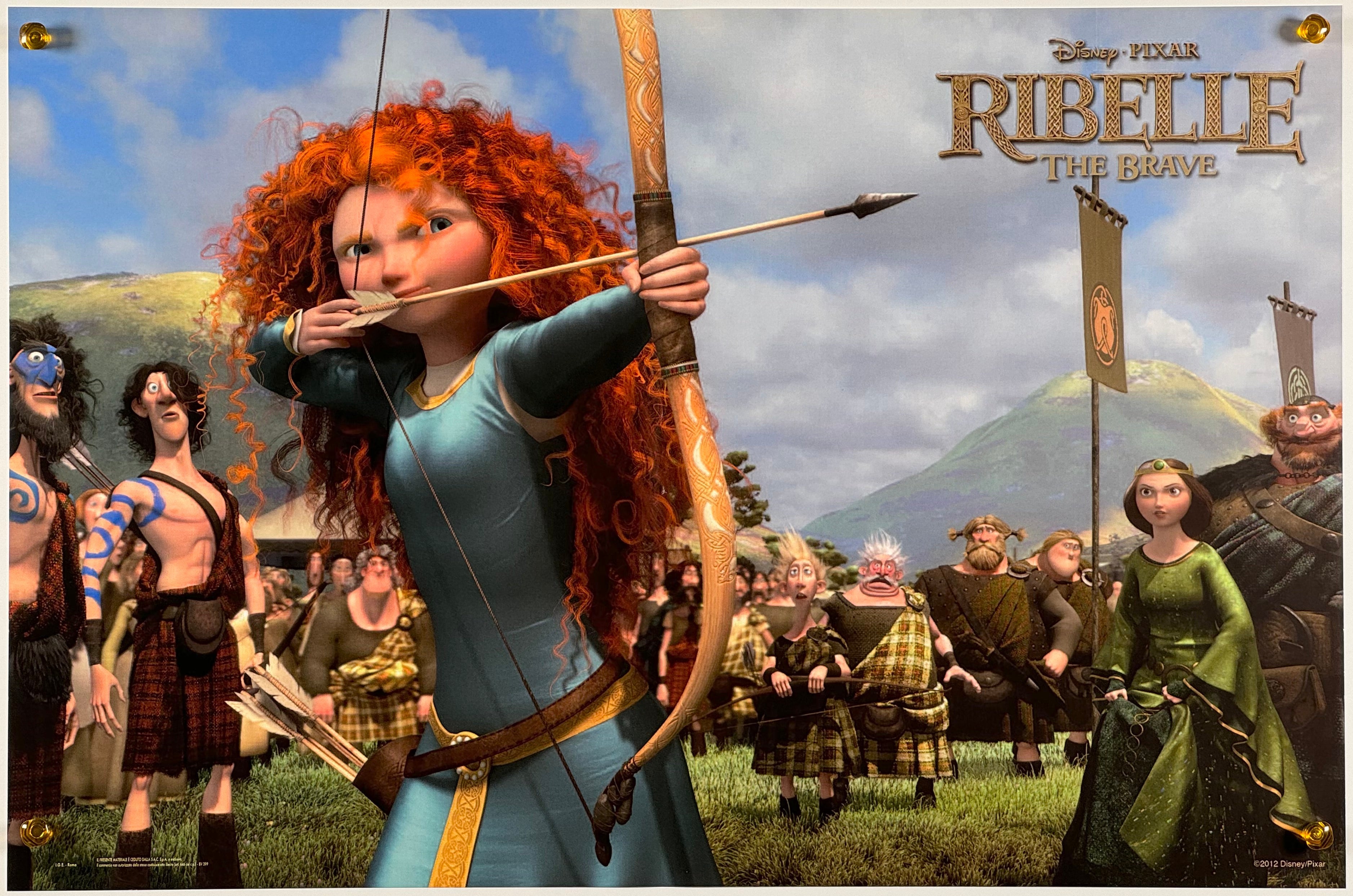 メリダとおそろしの森』 海外アニメ イタリア - 海外版映画ポスター