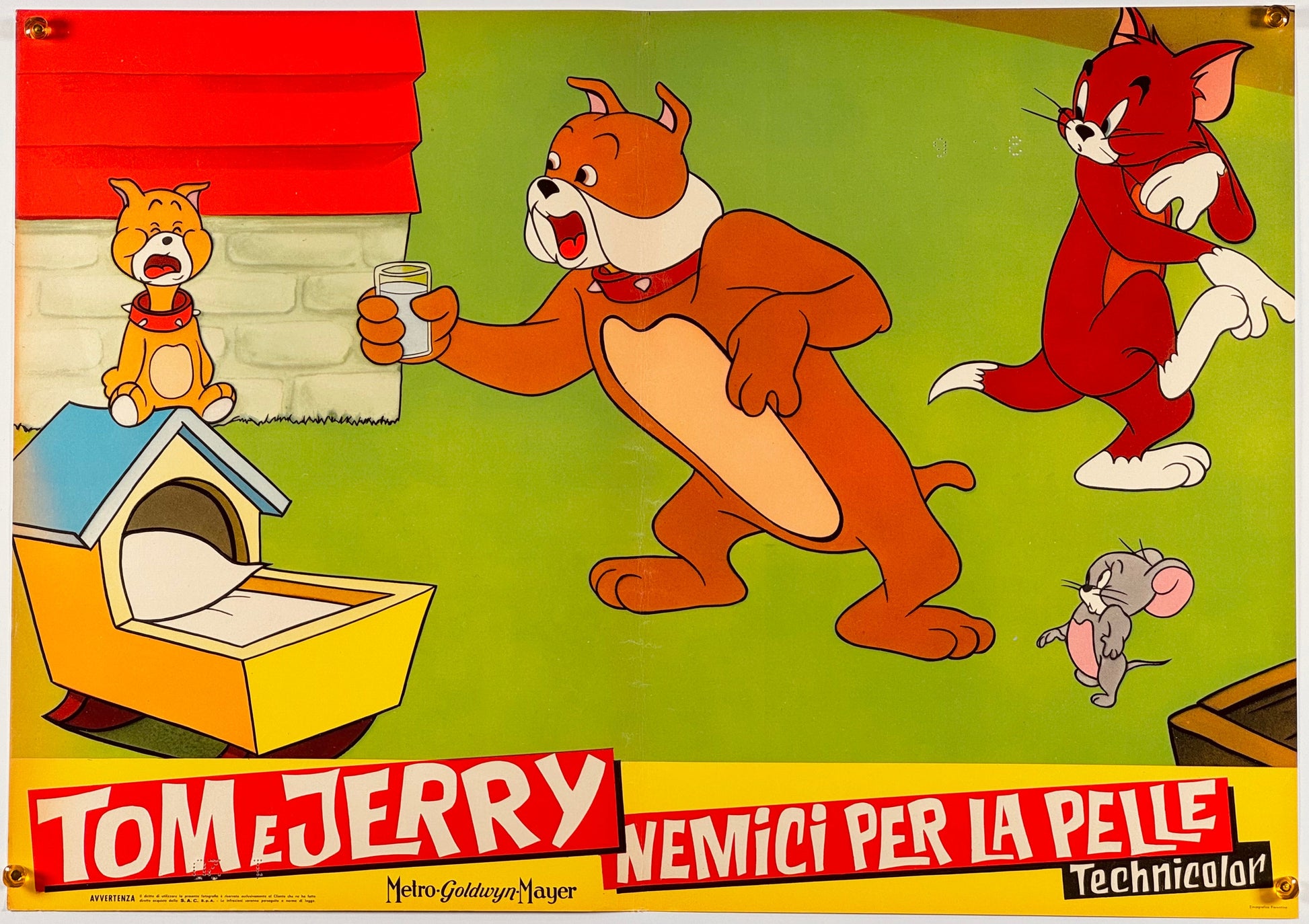 『トムとジェリー Tom e Jerry nemici per la pelle』 映画 ポスター イタリア オリジナル [1217]