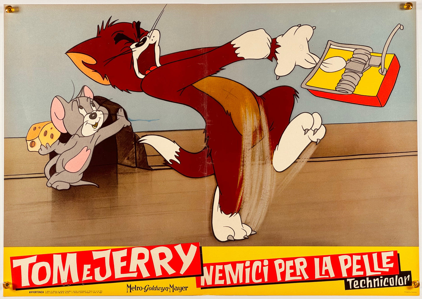 『トムとジェリー Tom e Jerry nemici per la pelle』 映画 ポスター イタリア オリジナル [1218]